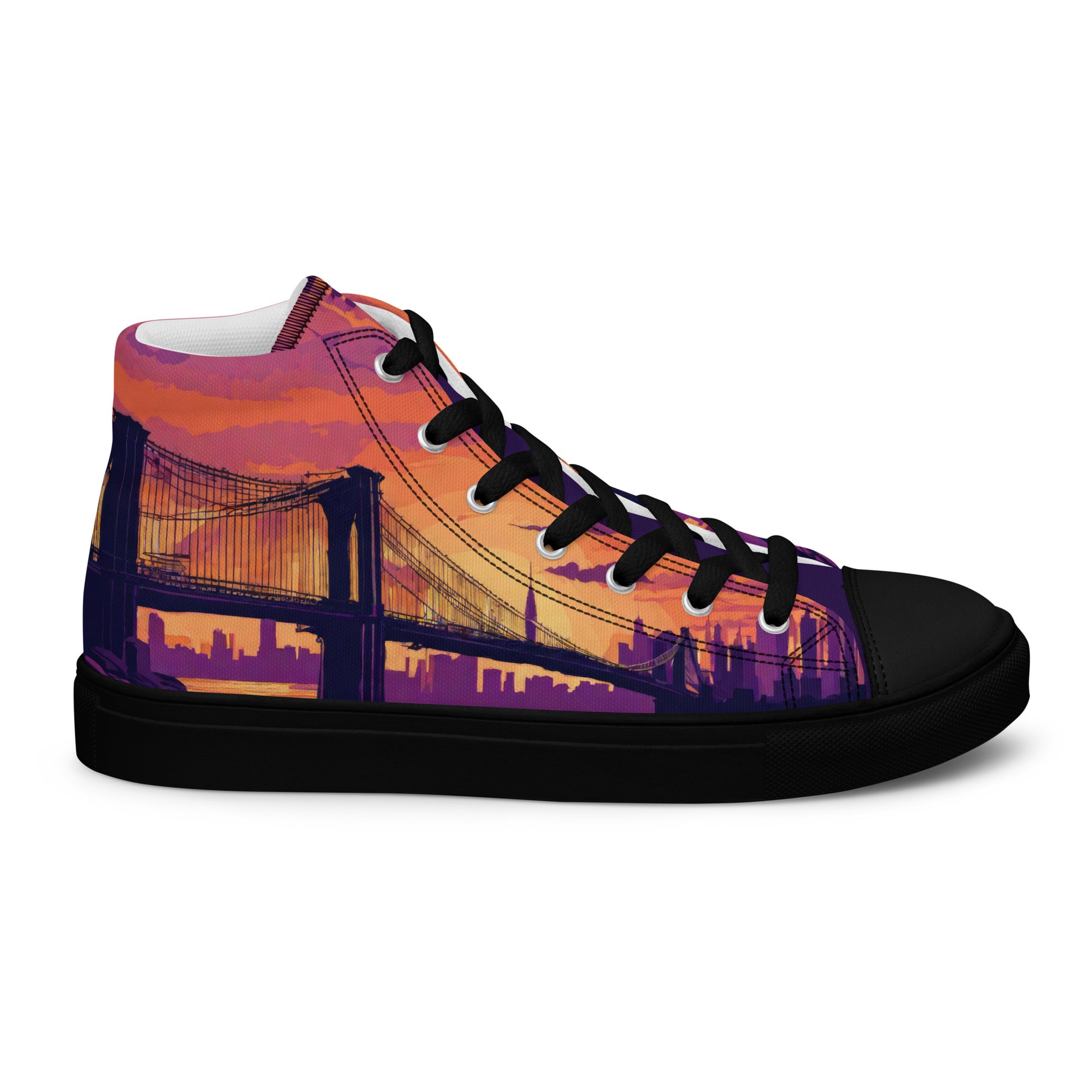 Brooklyn Skyline Women's High-Top Shoes