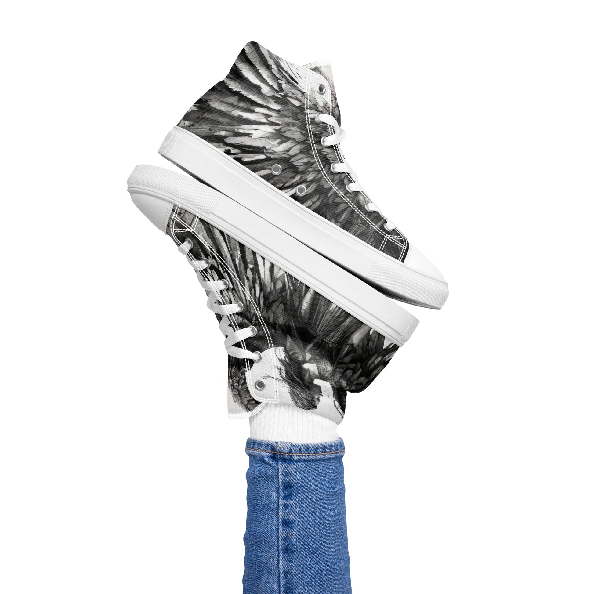 Angelic Women's Guardian Angel High-Top Shoes