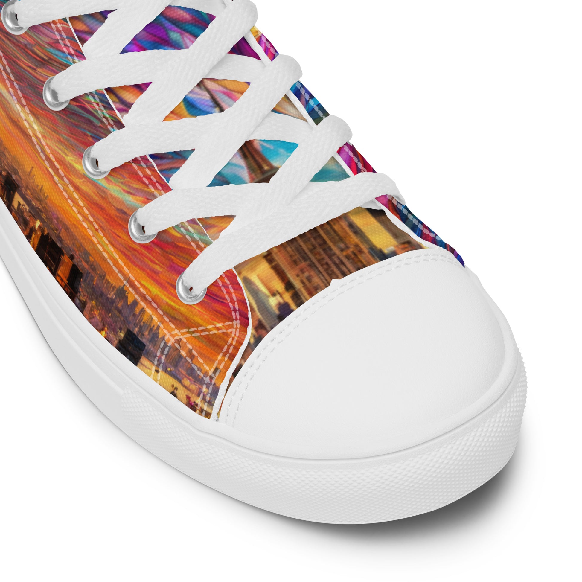 New York Skyline Women's High-Top Shoes