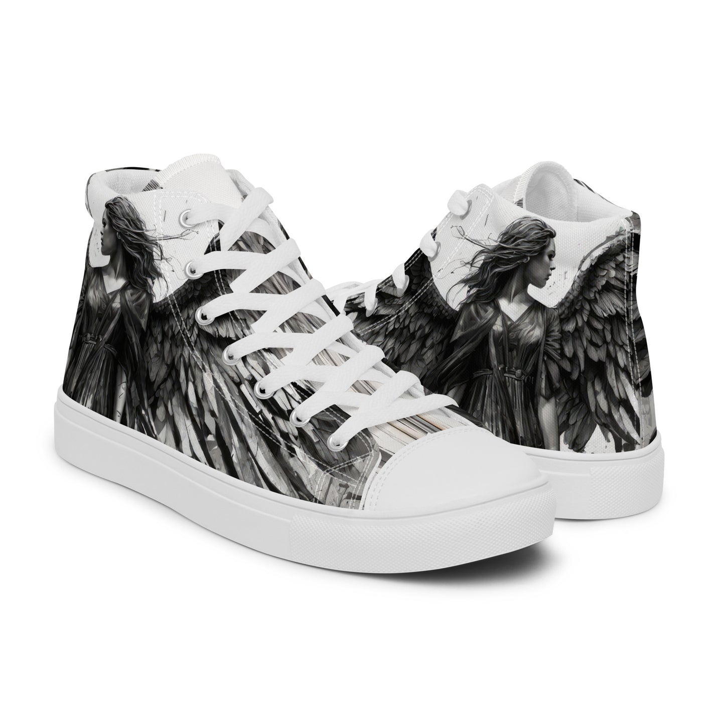 Angelic Women's Guardian Angel High-Top Shoes