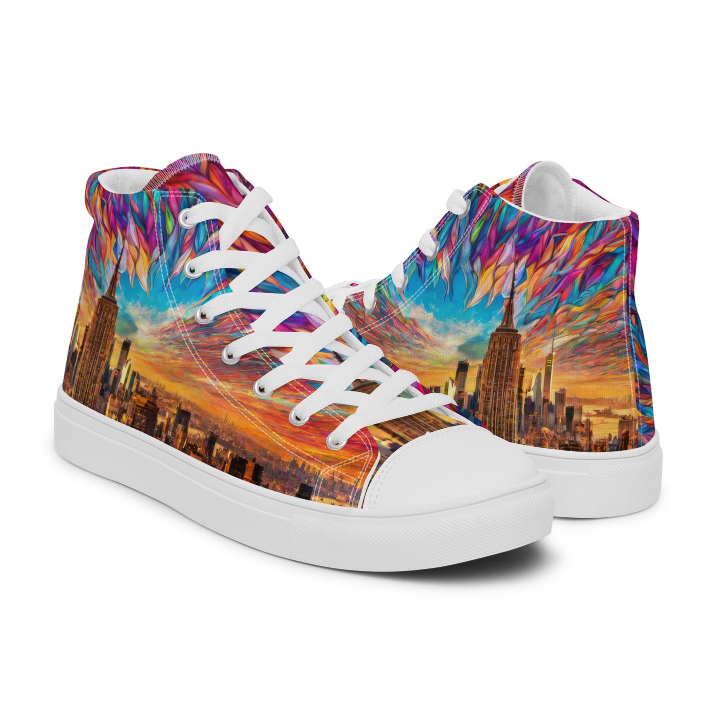 New York Skyline Women's High-Top Shoes