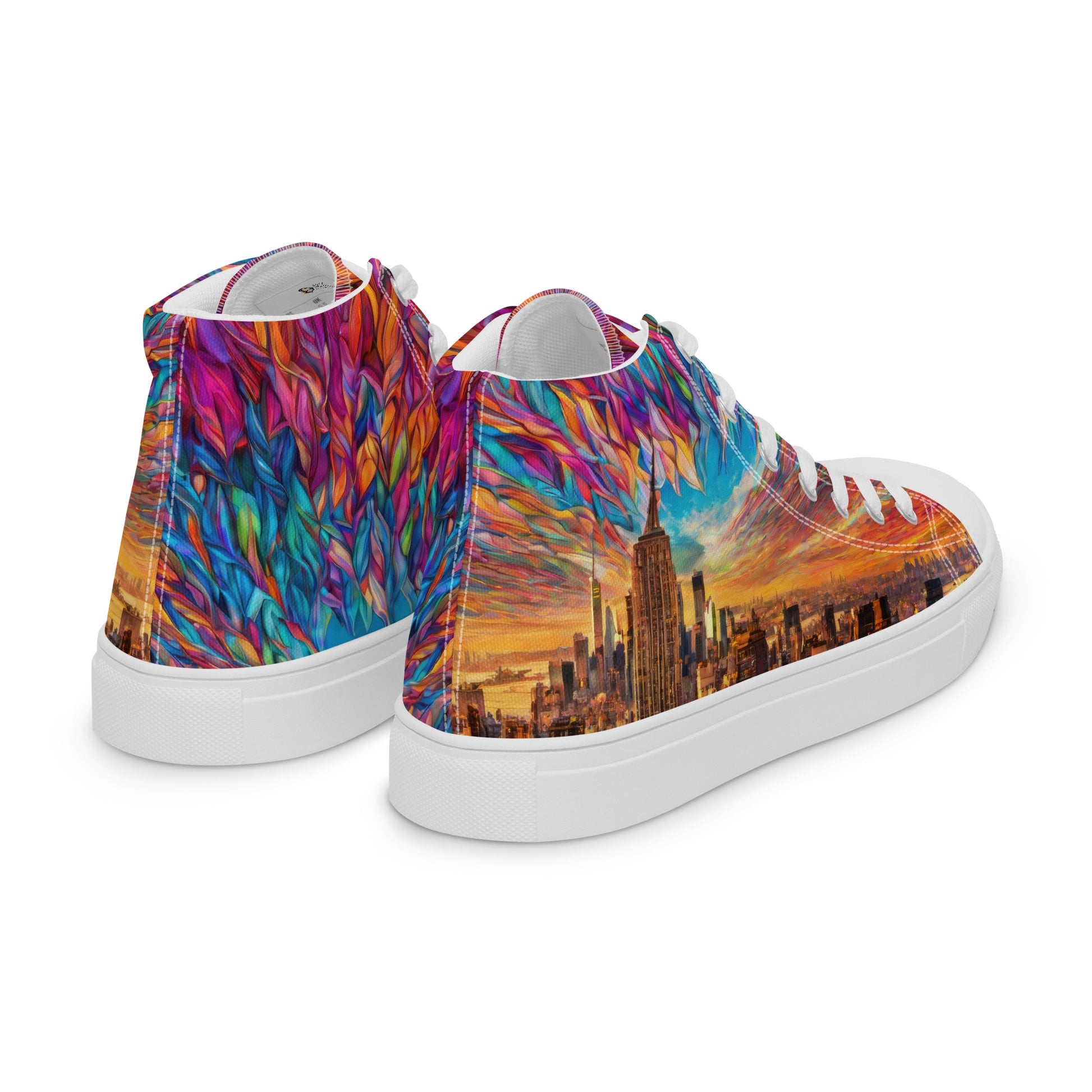 New York Skyline Women's High-Top Shoes