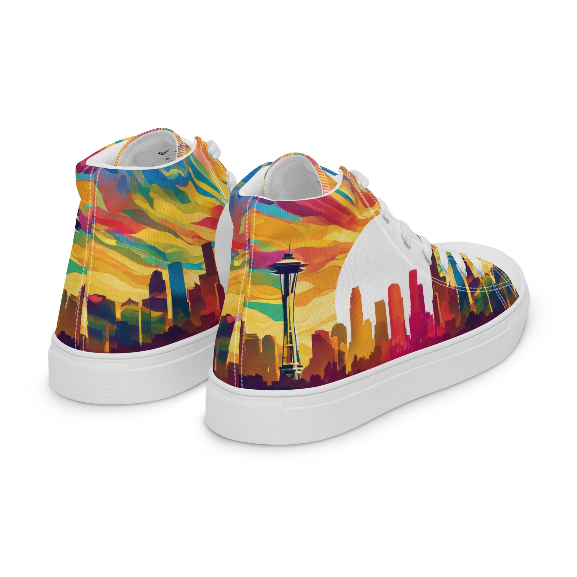 Seattle Skyline Women's High-Top Shoes