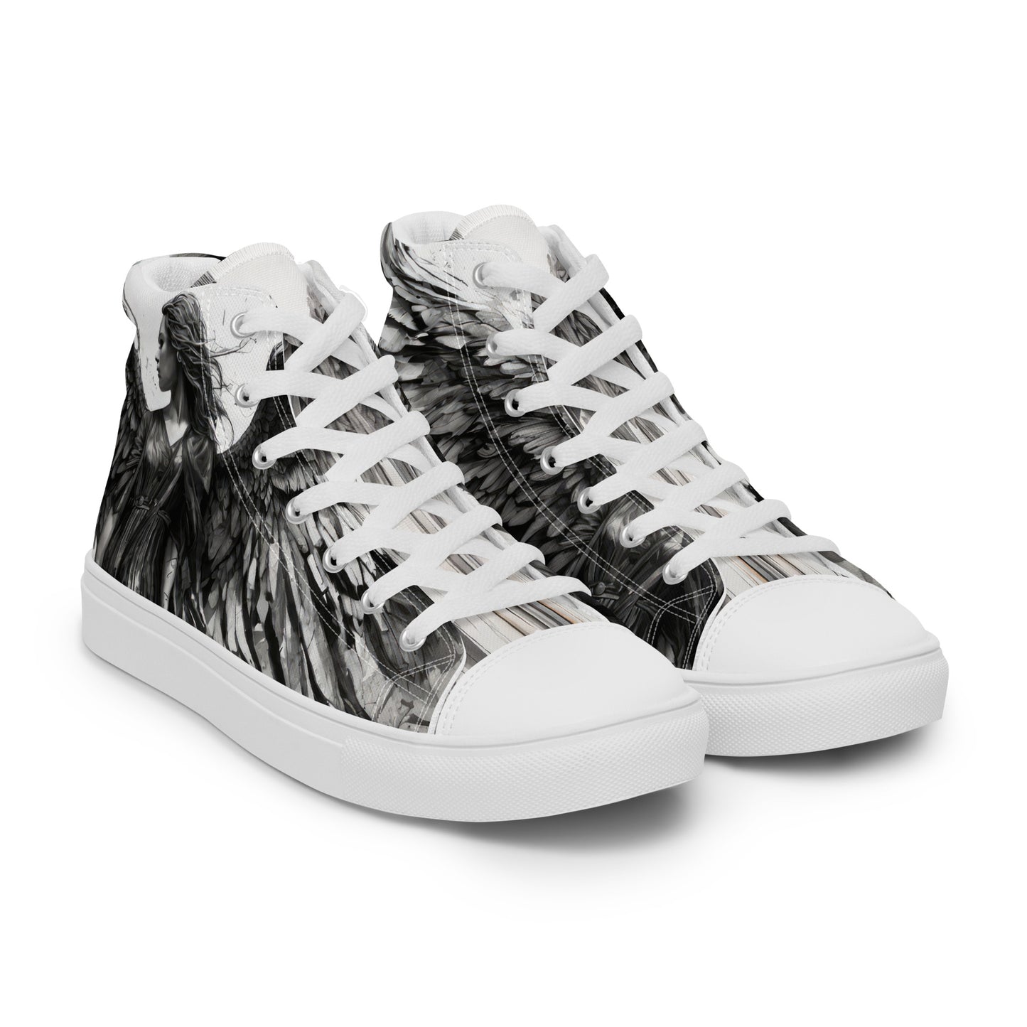 Angelic Women's Guardian Angel High-Top Shoes