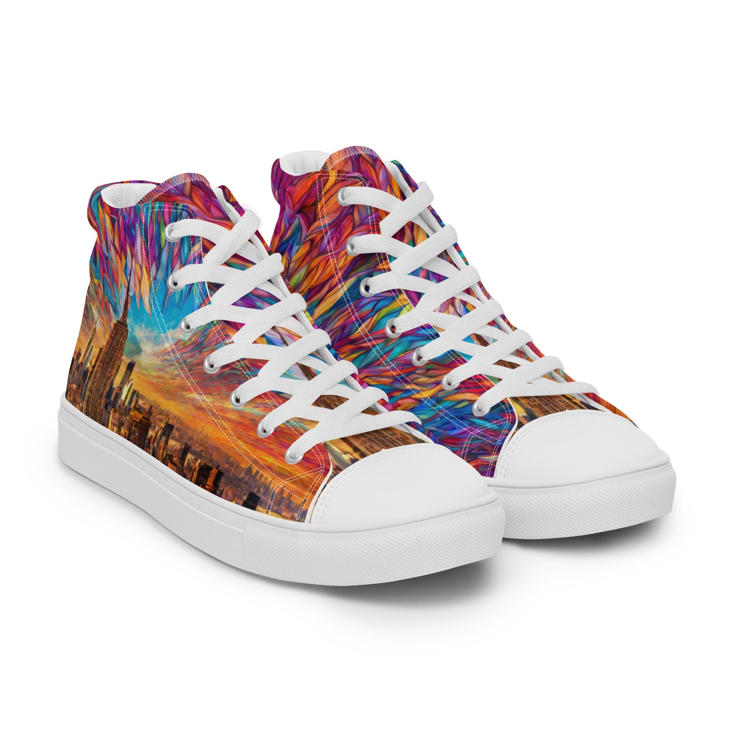 New York Skyline Women's High-Top Shoes