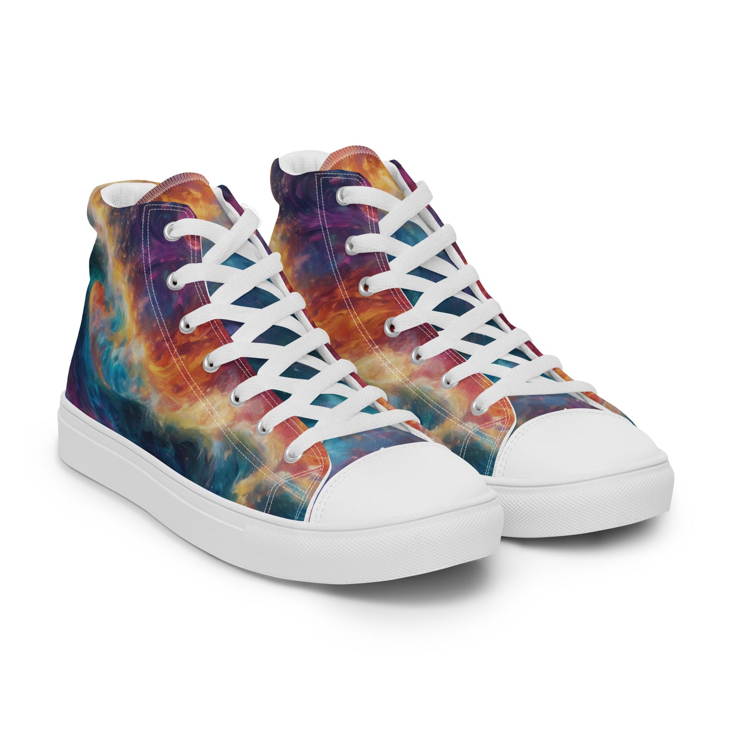 Waves of Fire Women's High-Top Shoes