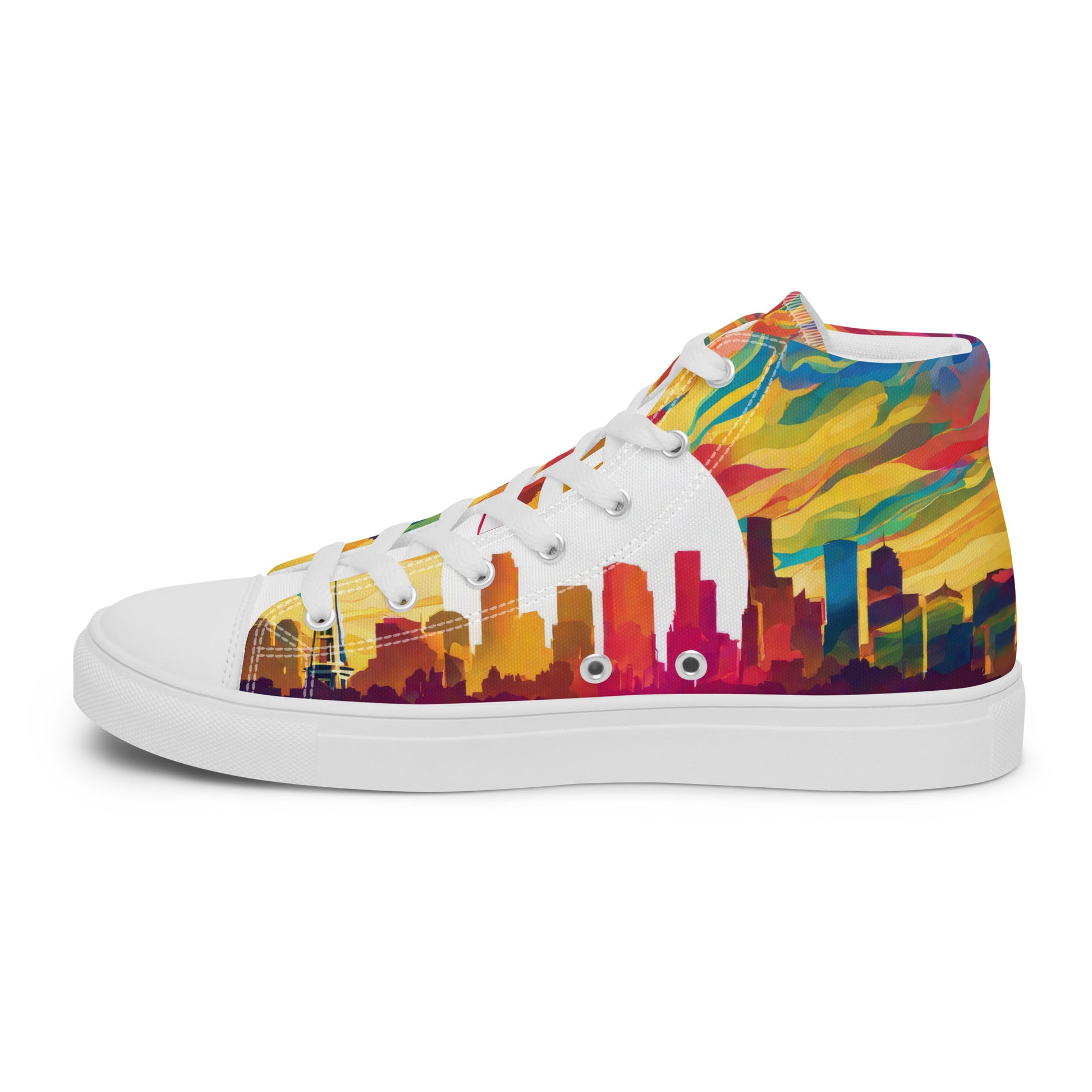 Seattle Skyline Women's High-Top Shoes