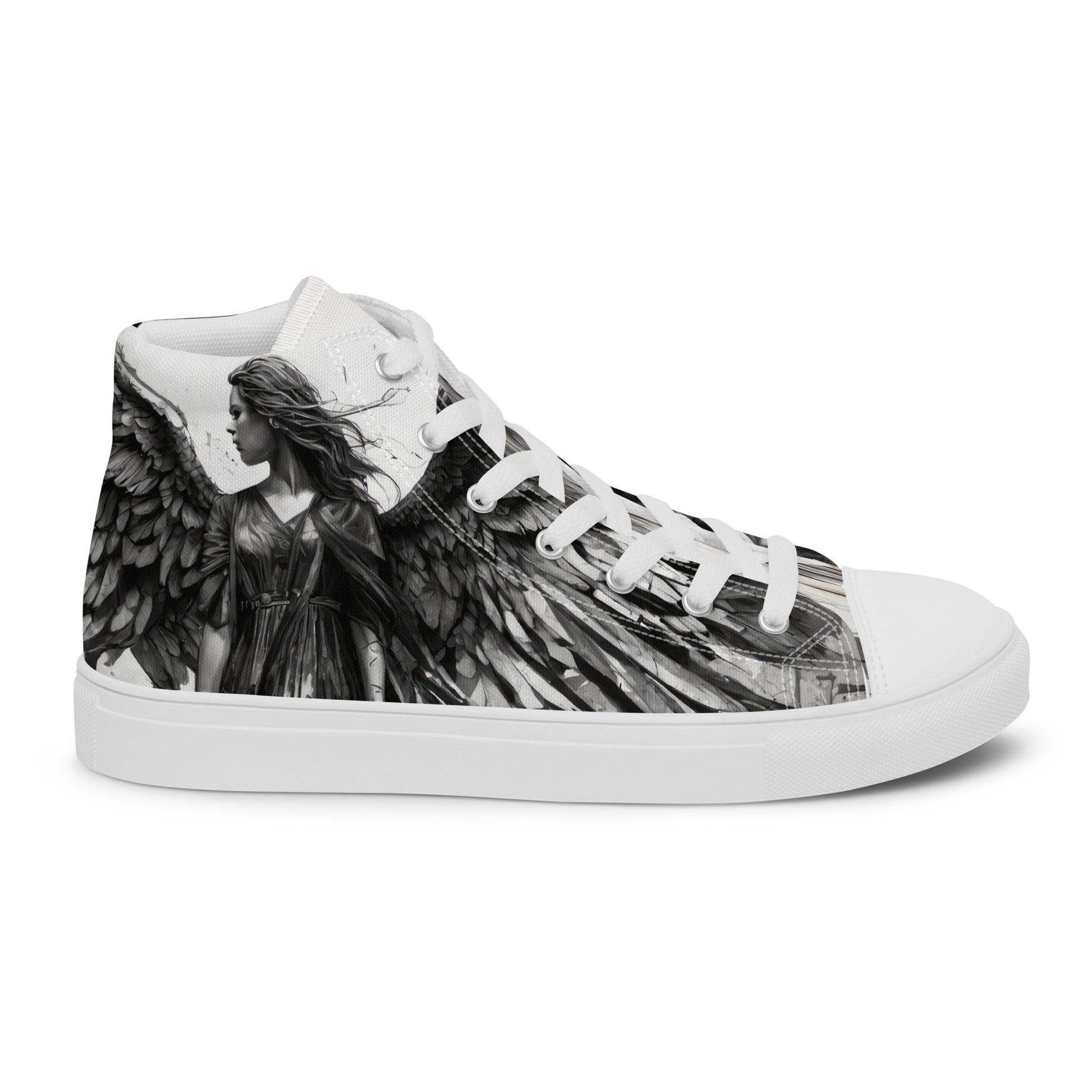 Angelic Women's Guardian Angel High-Top Shoes