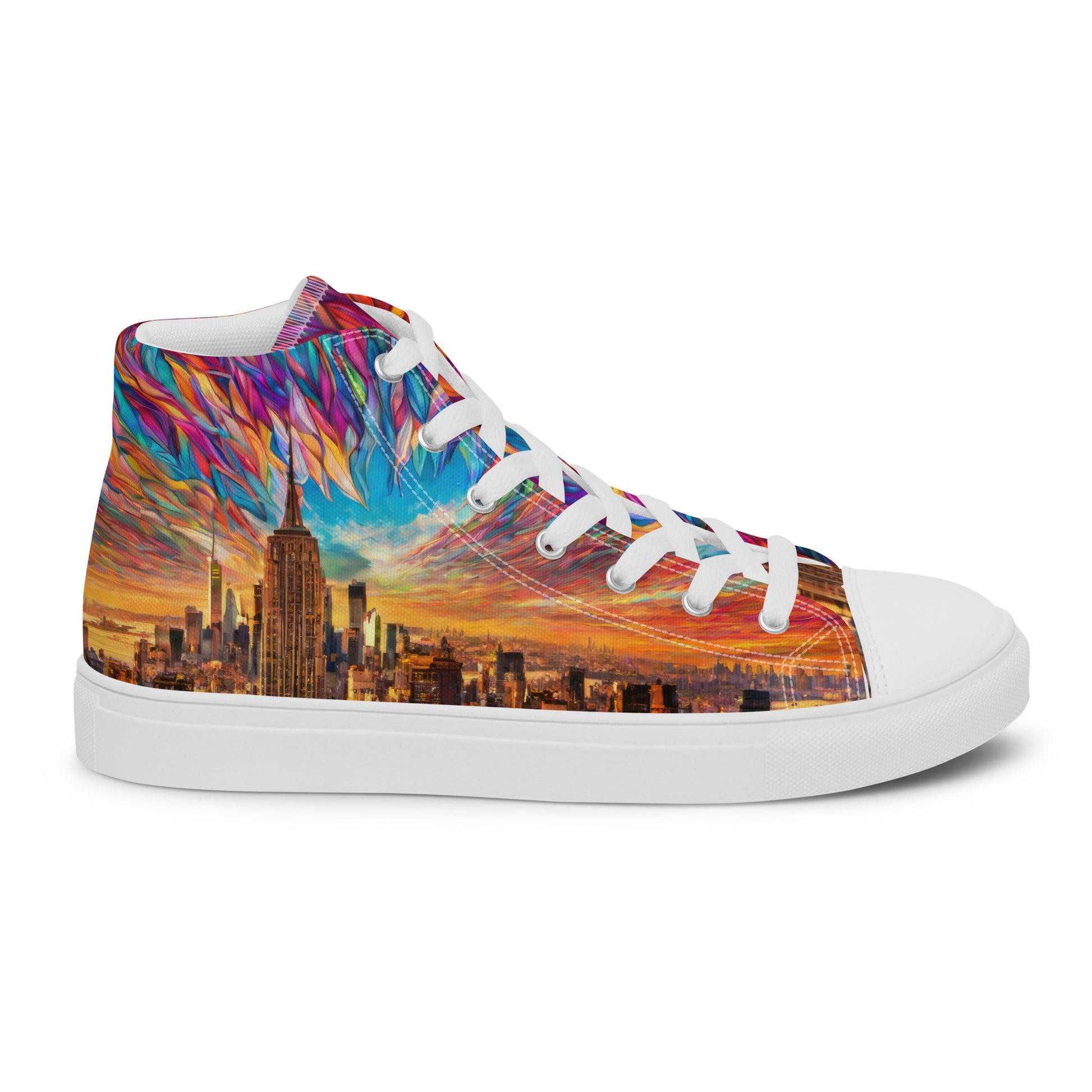 New York Skyline Women's High-Top Shoes