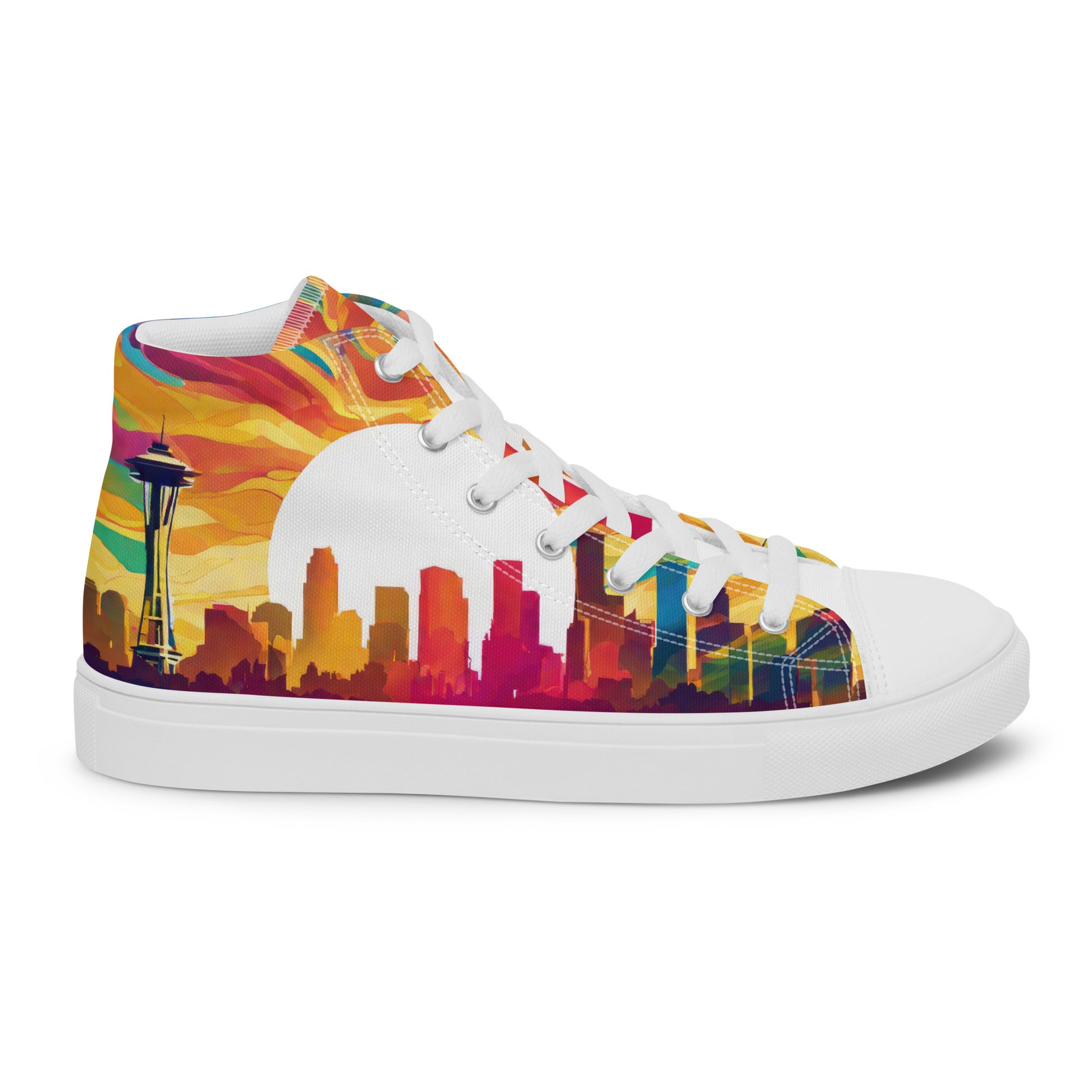 Seattle Skyline Women's High-Top Shoes