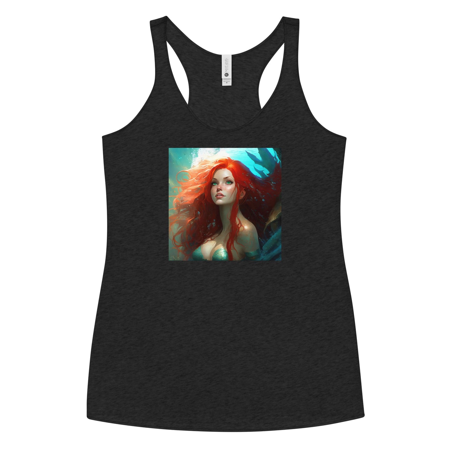 The Little Mermaid Under the Sea Women's Racerback Tank Top Vintage Black