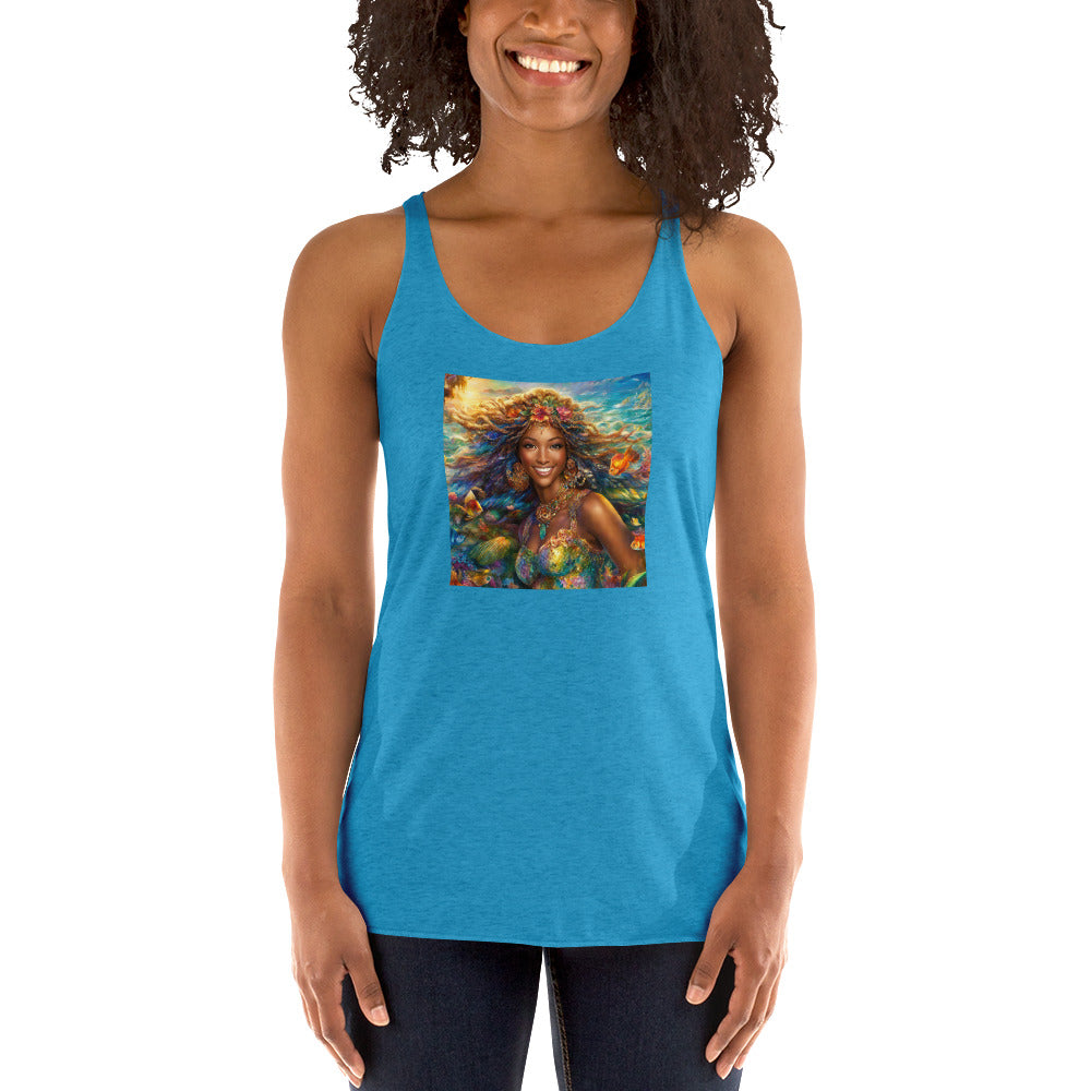 Little Mermaid Fairy Tale Women's Racerback Tank Top