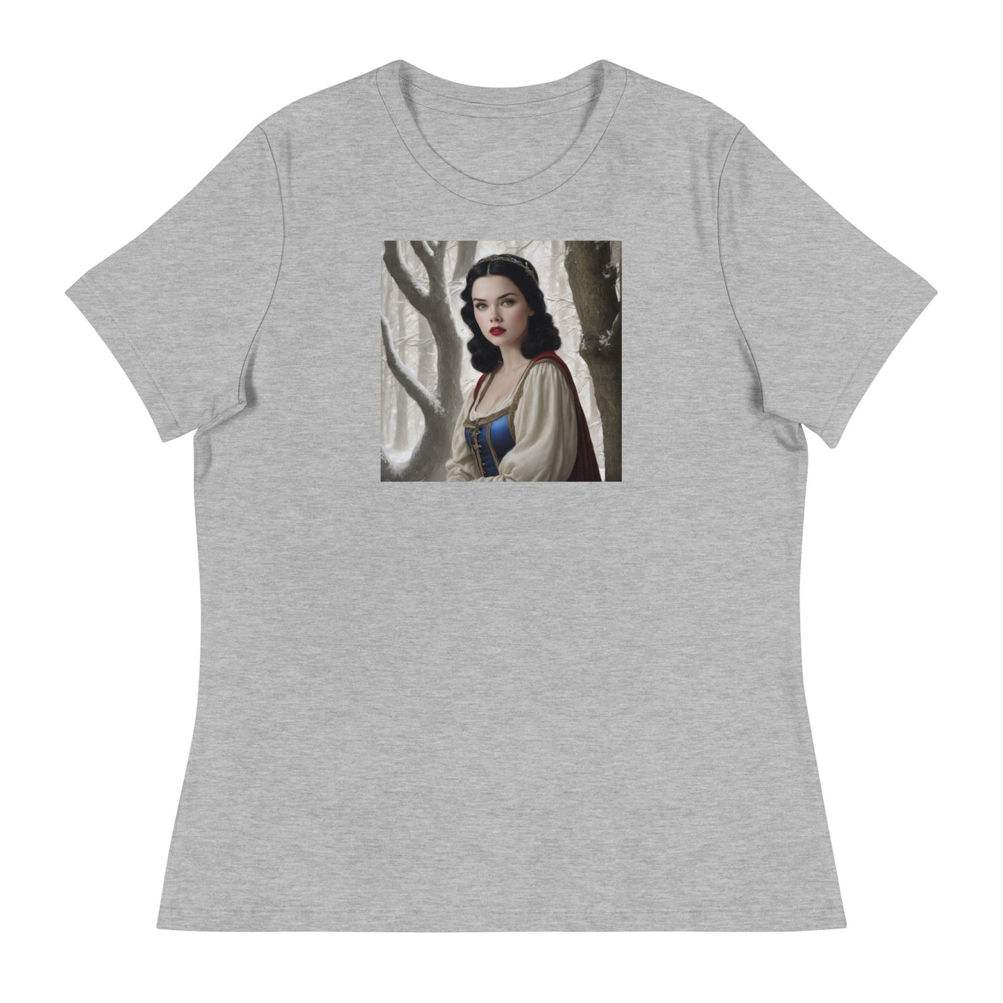 Snow White in Forest T-Shirt Athletic Heather