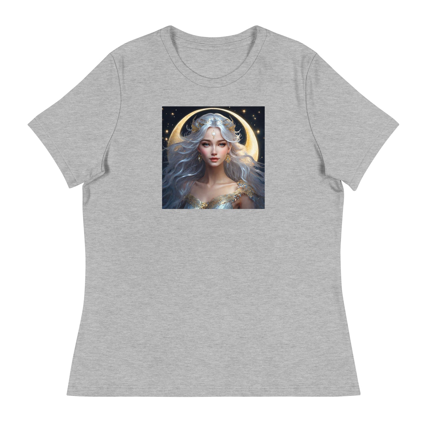 Moon Fairy Women's T-Shirt Athletic Heather