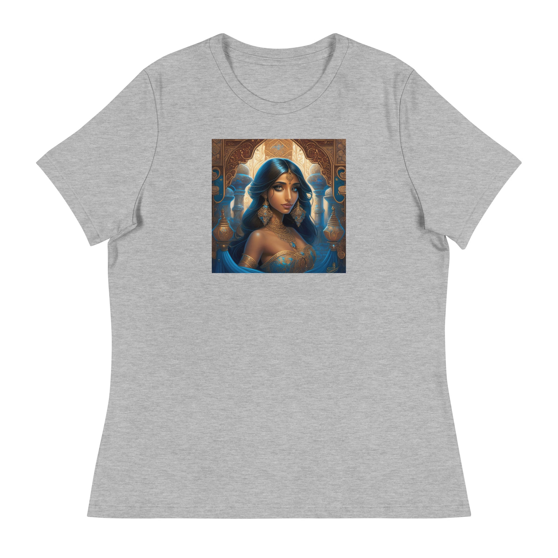 Princess Jasmine Women's T-Shirt Athletic Heather