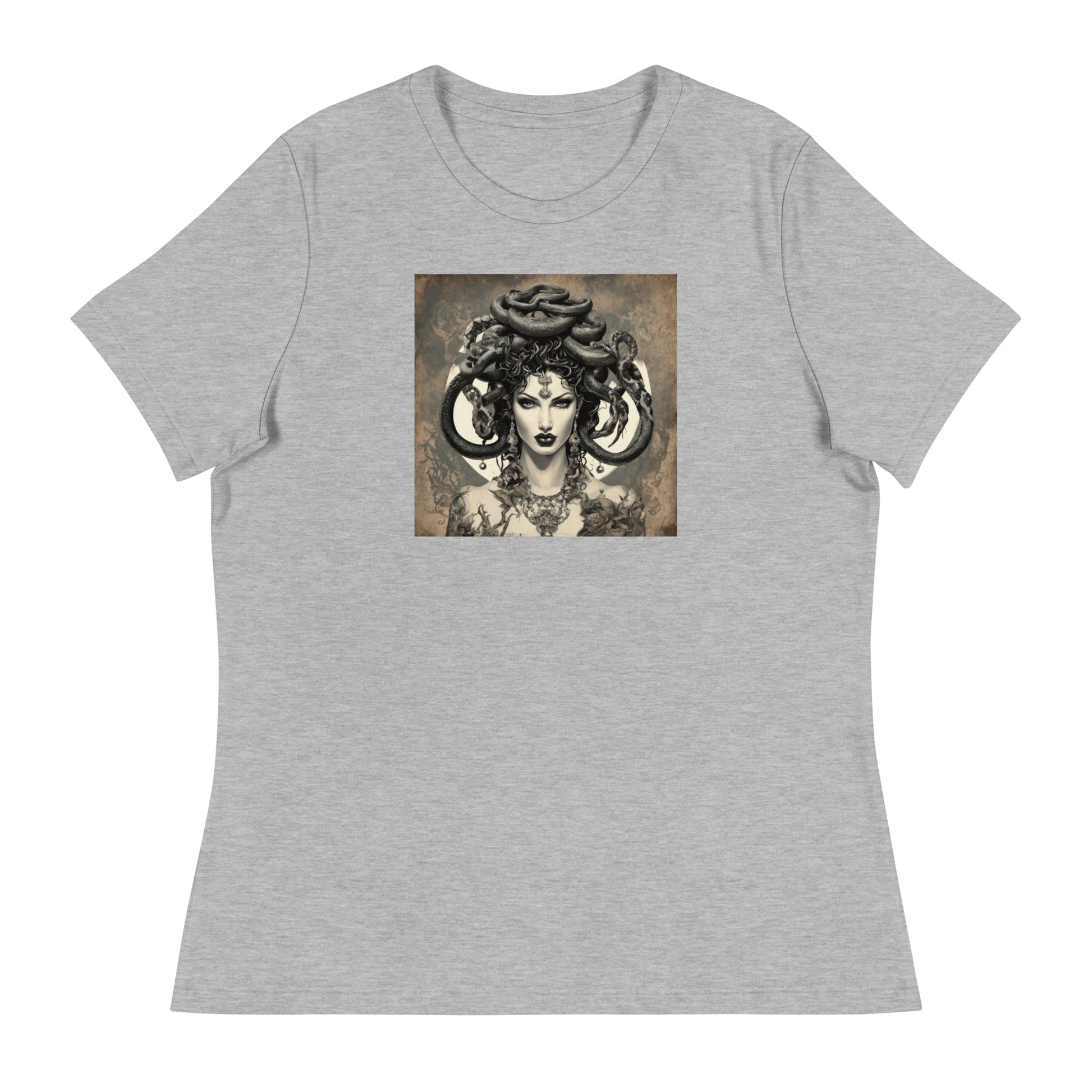 Medusa's Gaze Women's Graphic Tee Athletic Heather