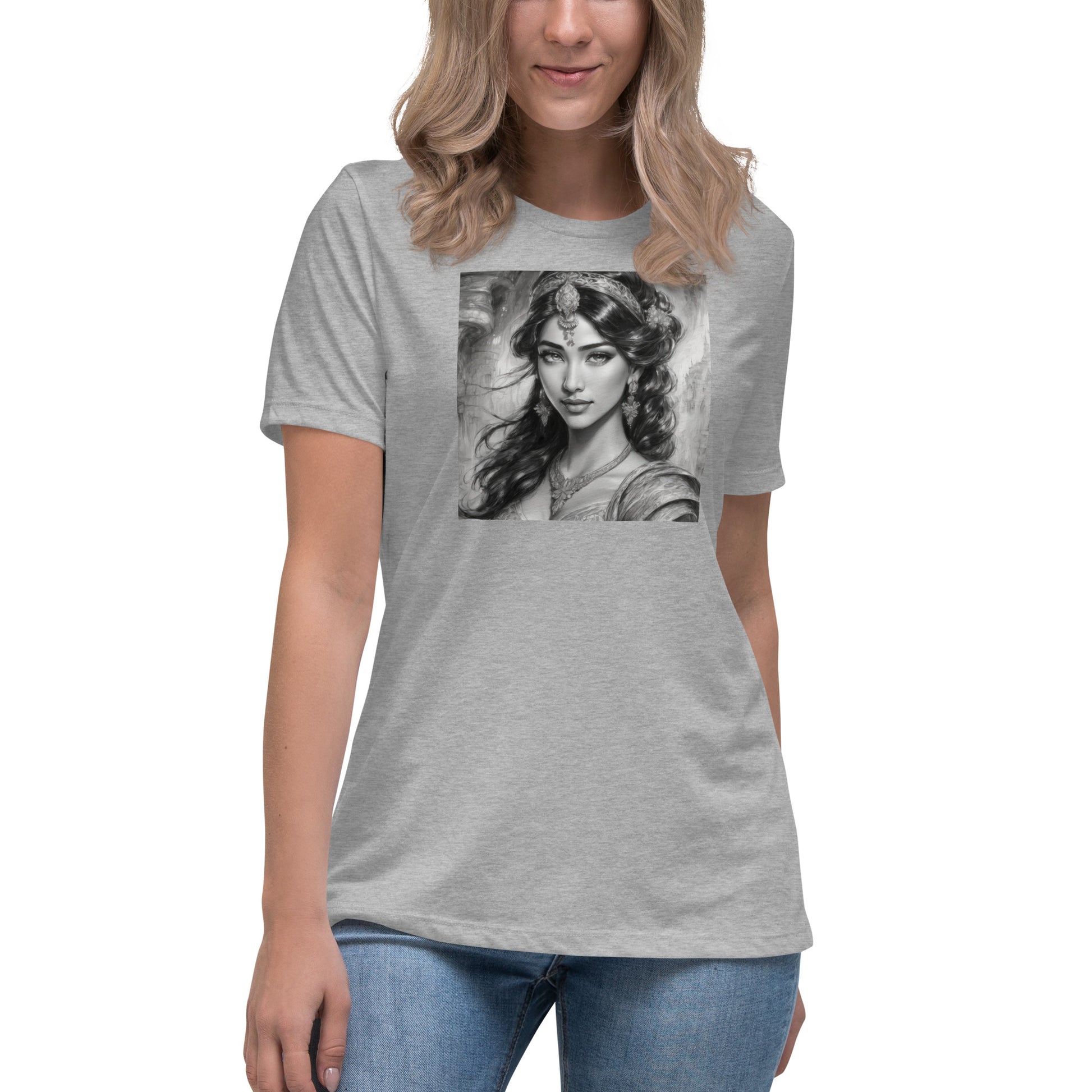 Princess Jasmine Pencil Sketch Women's T-Shirt