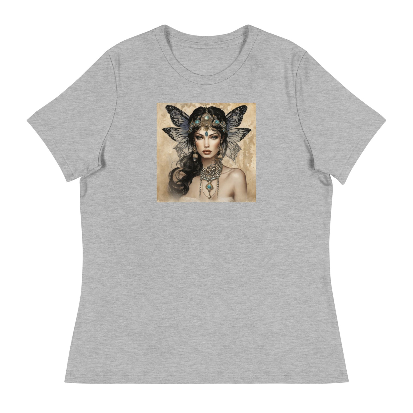 Alluring Fairy Women's Fantasy T-Shirt Athletic Heather