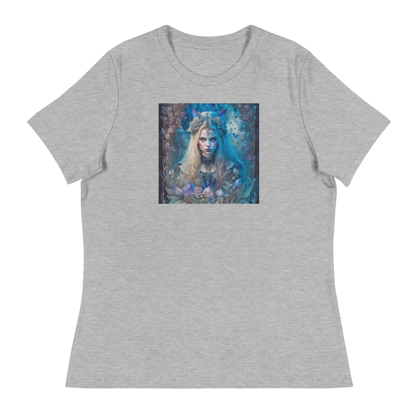 Esoteric Alice in Wonderland Women's T-Shirt Athletic Heather