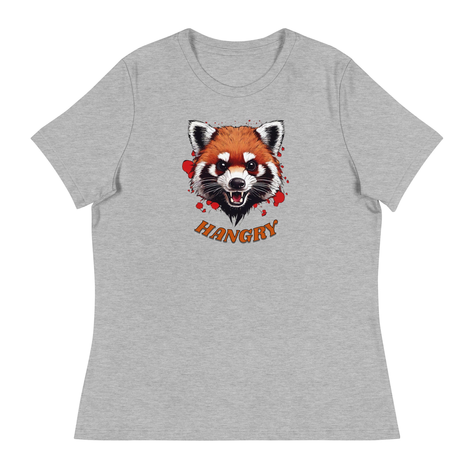 Hangry Women's Funny T-Shirt Athletic Heather