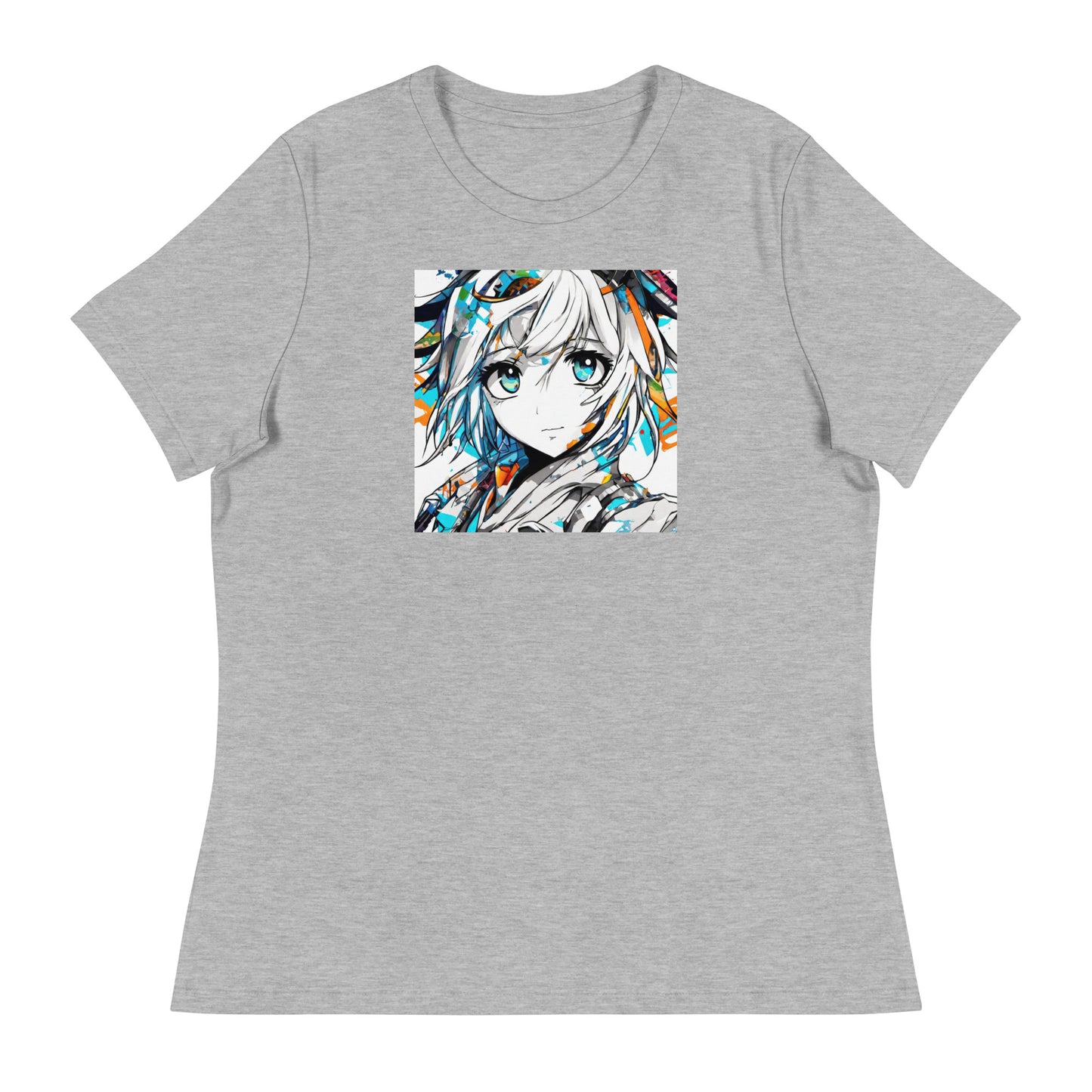 Women's Anime Addict T-Shirt Athletic Heather