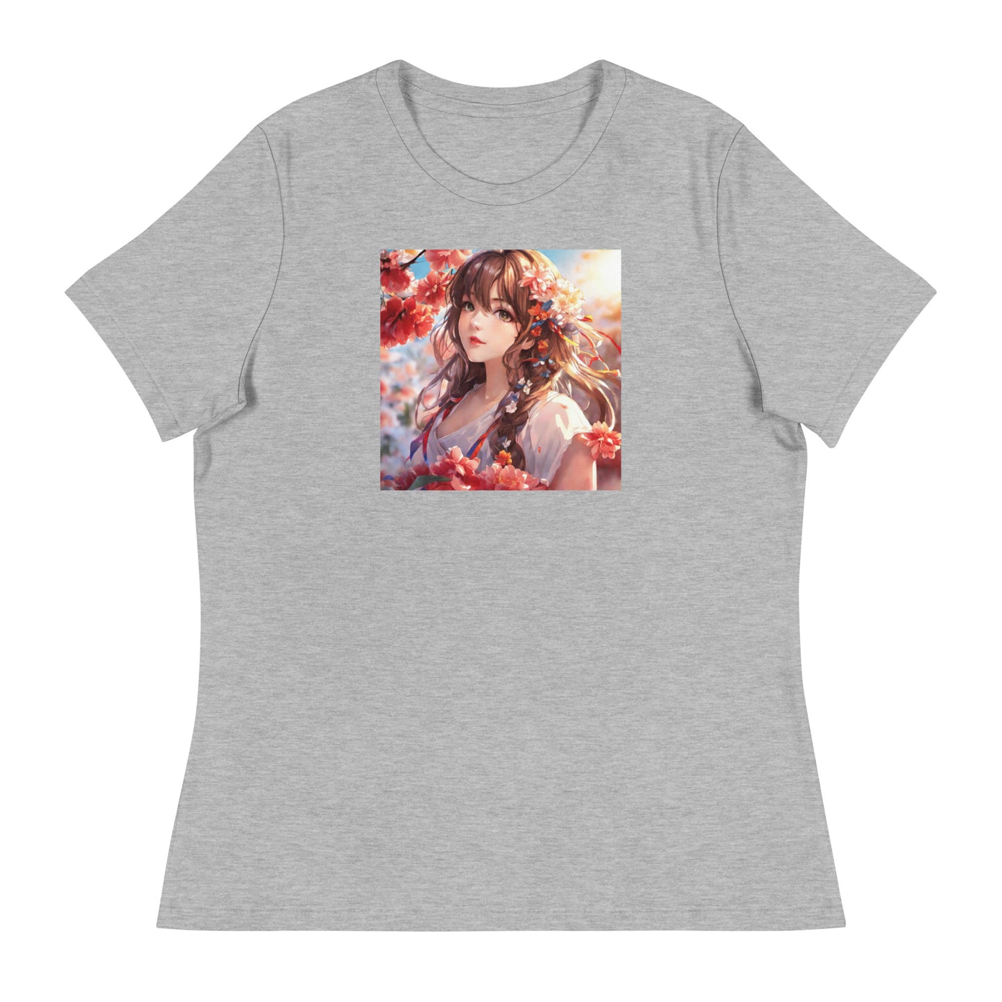 Graceful & Lovely Women's Anime T-Shirt Athletic Heather