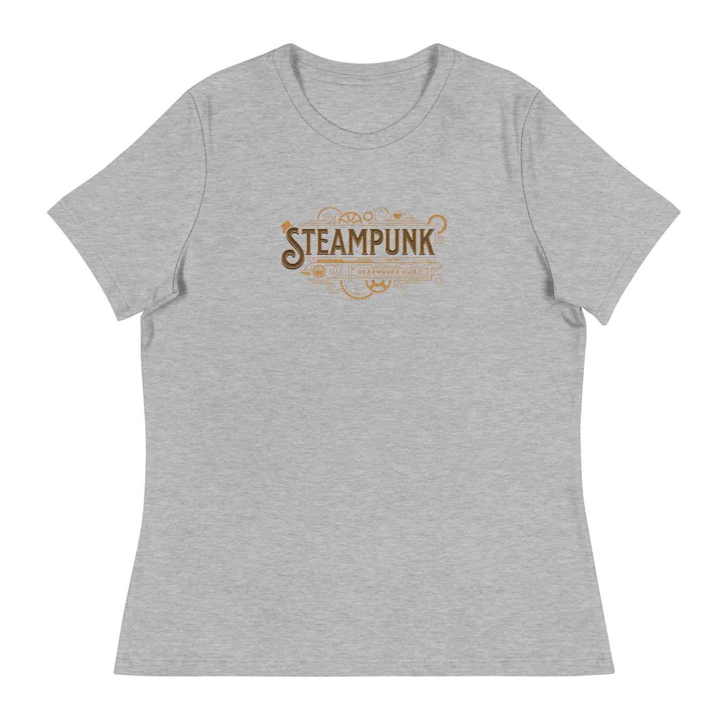 Steampunk Gearworks Guild Women's T-Shirt Athletic Heather