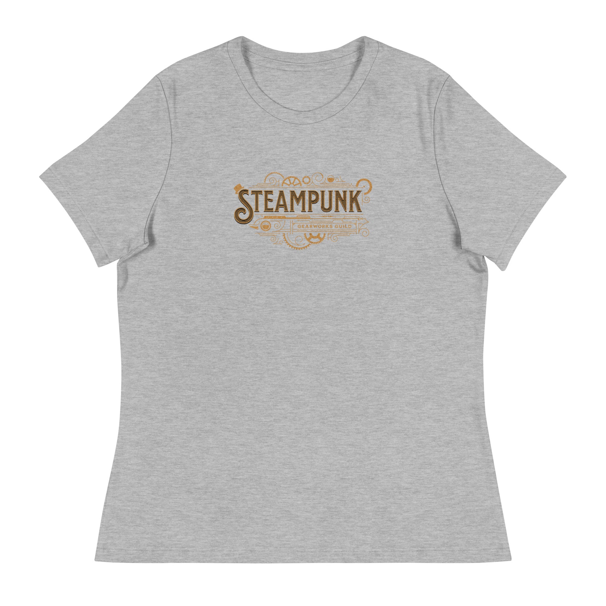 Steampunk Gearworks Guild Women's T-Shirt Athletic Heather