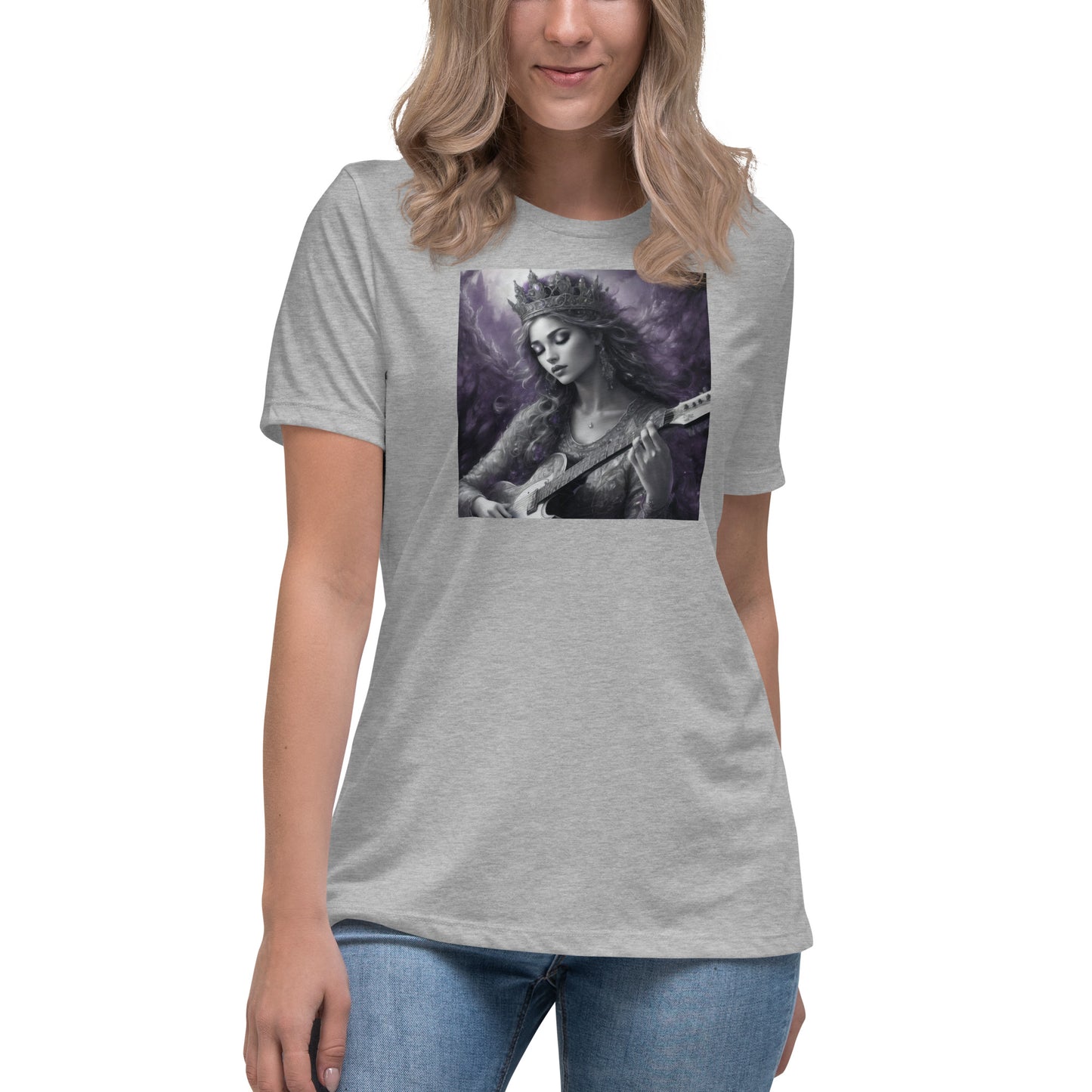 Princess Woman Playing the Guitar T-Shirt