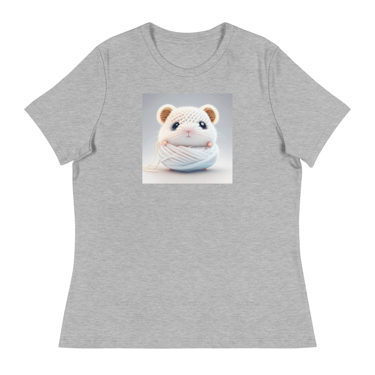 Women's Hamster Amigurumi Crochet Lover T-Shirt Athletic Heather