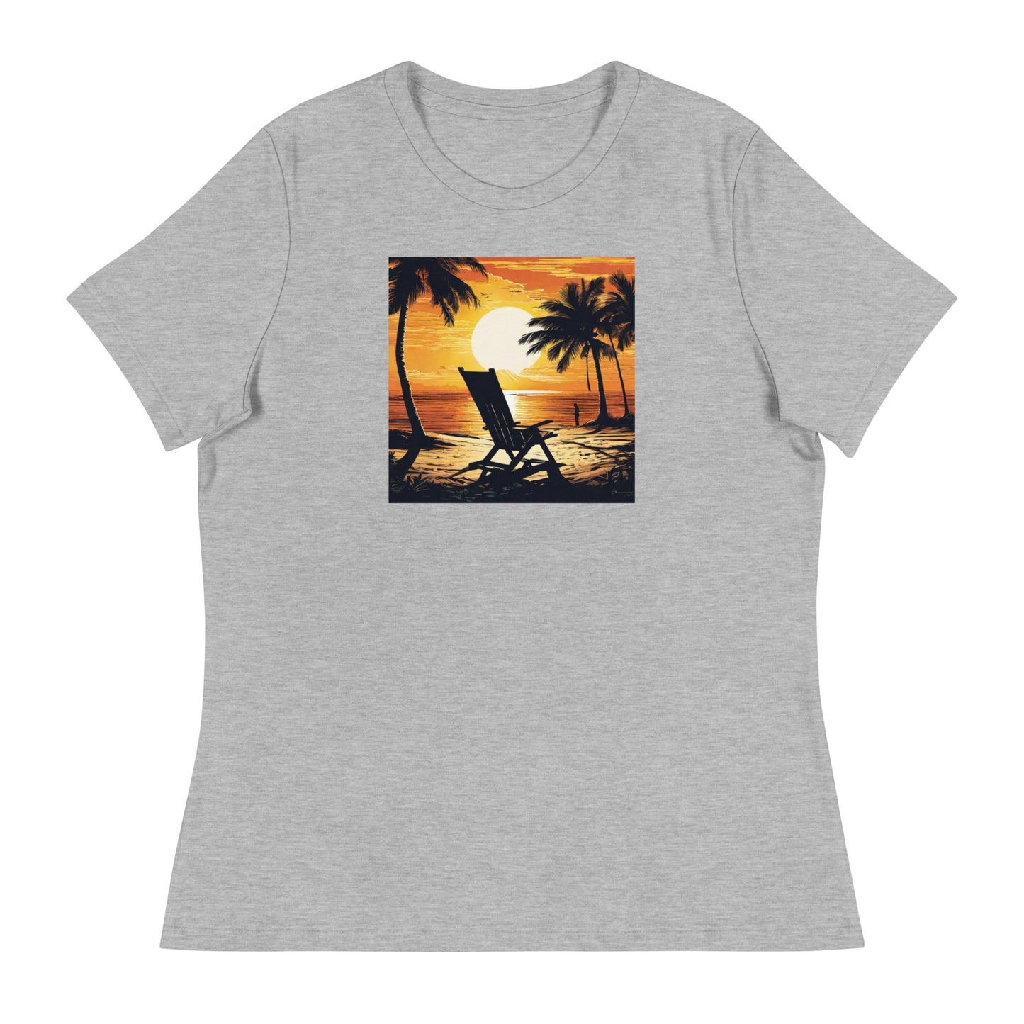 Summer Paradise Women's T-Shirt Athletic Heather