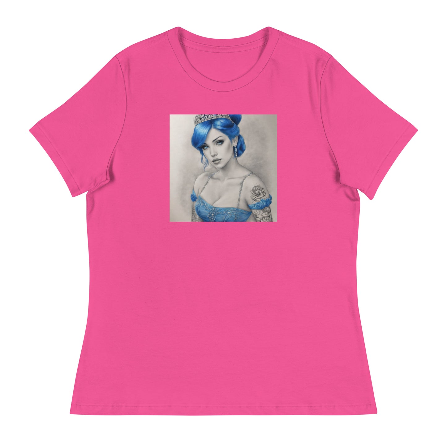 Cinderella with Tattoos T-Shirt Berry