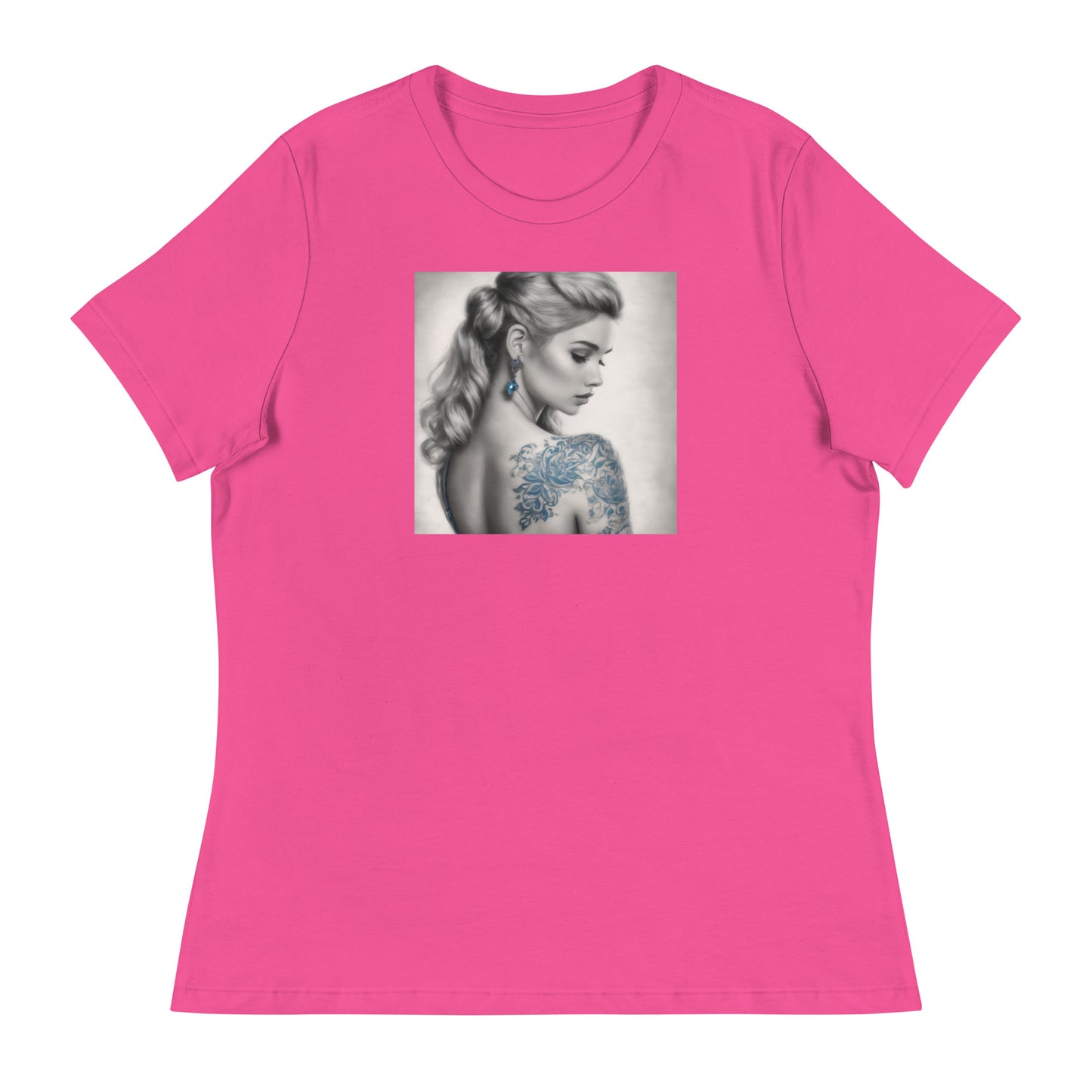 Inked Cinderella Women's T-Shirt Berry