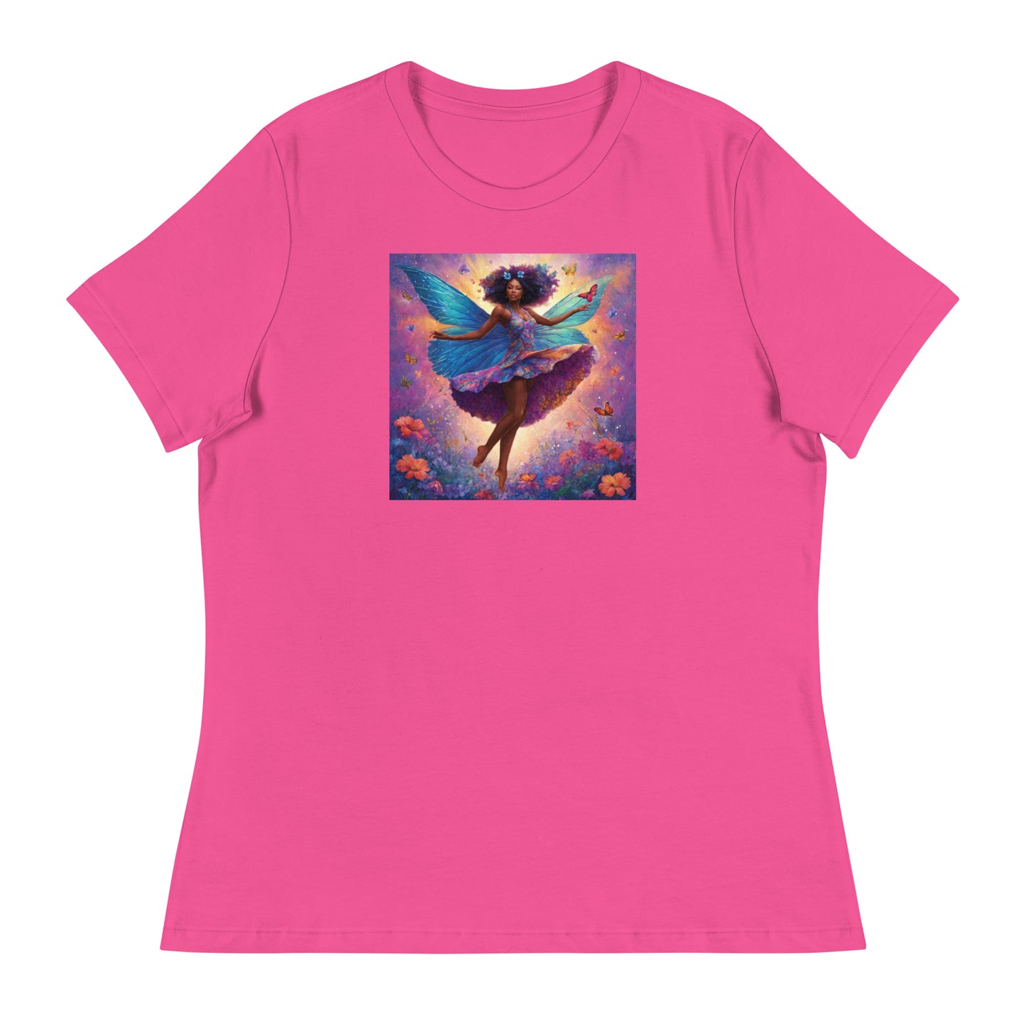 Peaceful Fairy Women's T-Shirt Berry