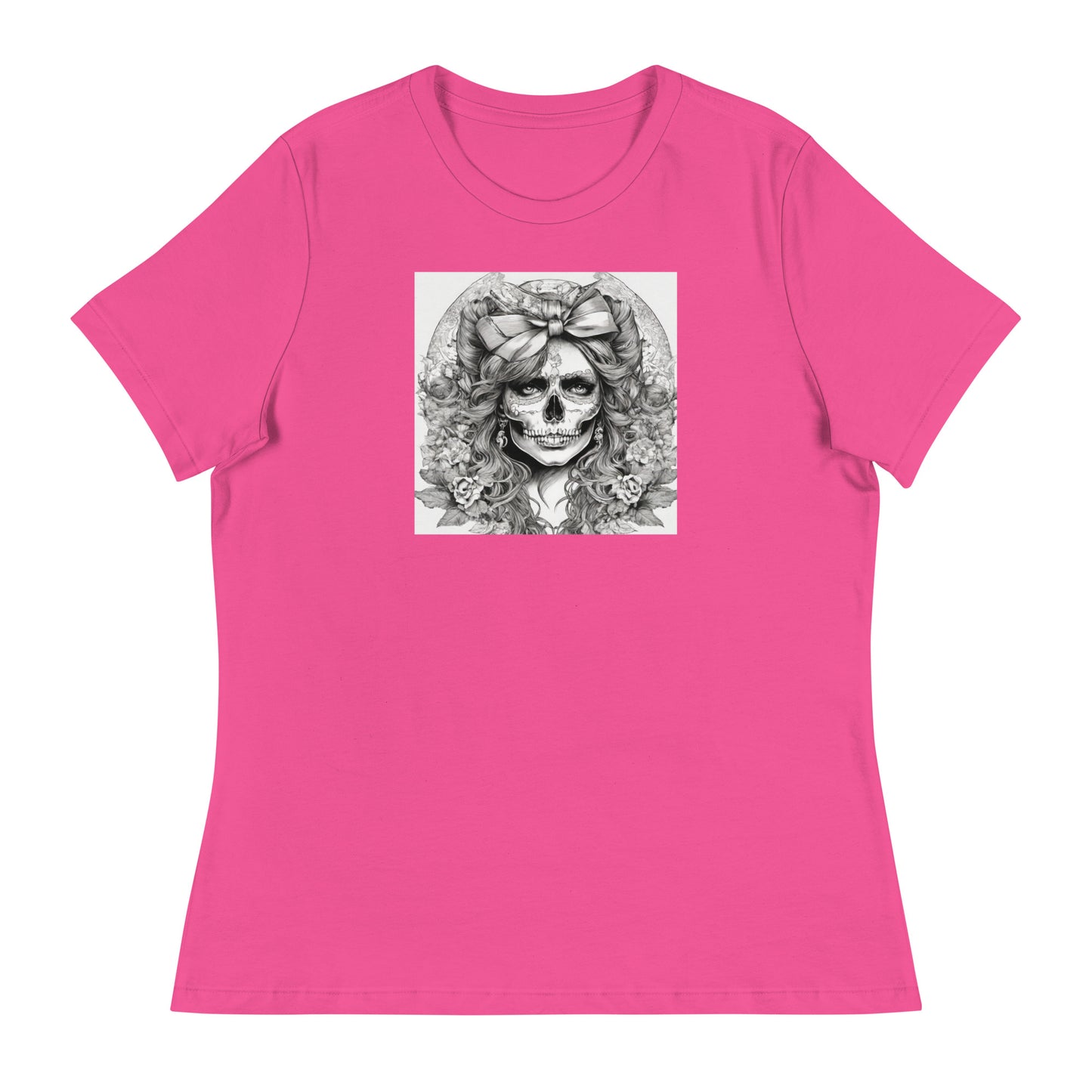 Day of the Dead Princess T-Shirt Berry