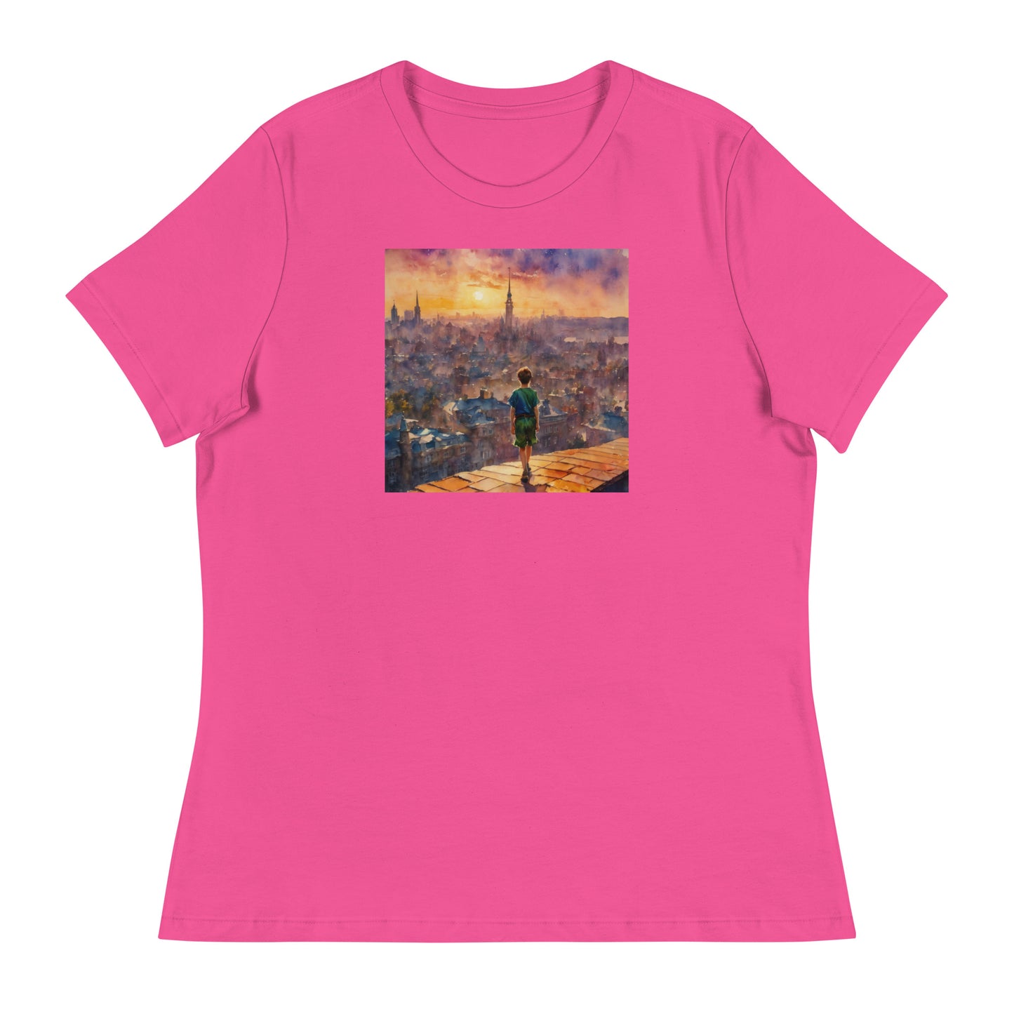 Peter Pan's World Women's T-Shirt Berry