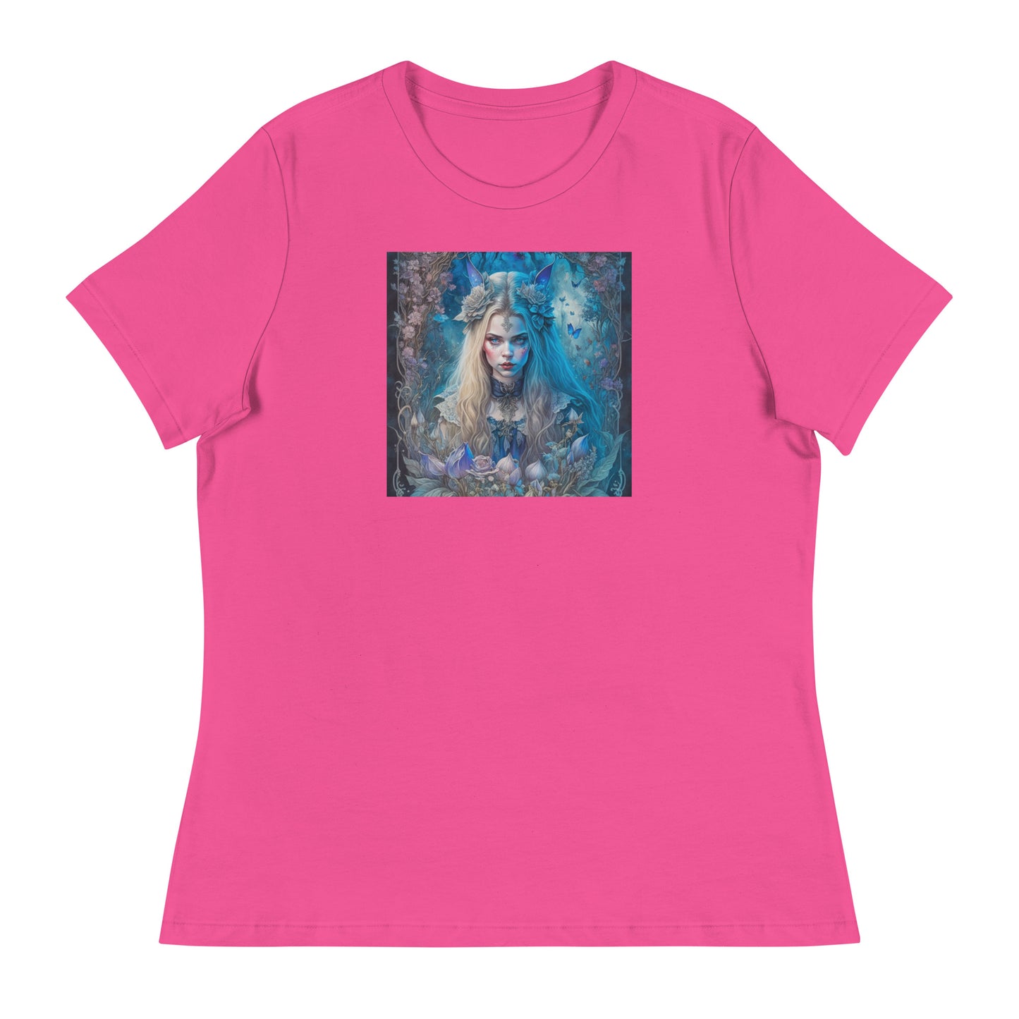 Esoteric Alice in Wonderland Women's T-Shirt Berry