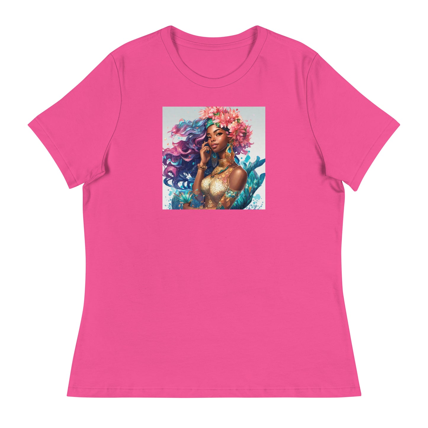 Mermaid Princess Women's T-Shirt Berry