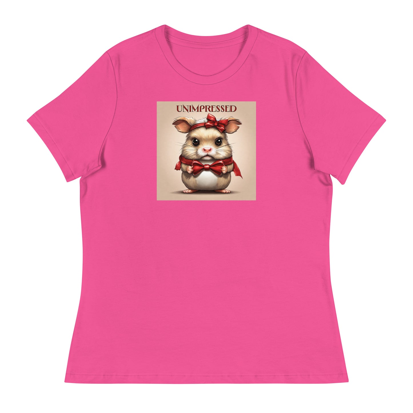 Unimpressed Women's Funny T-Shirt Berry