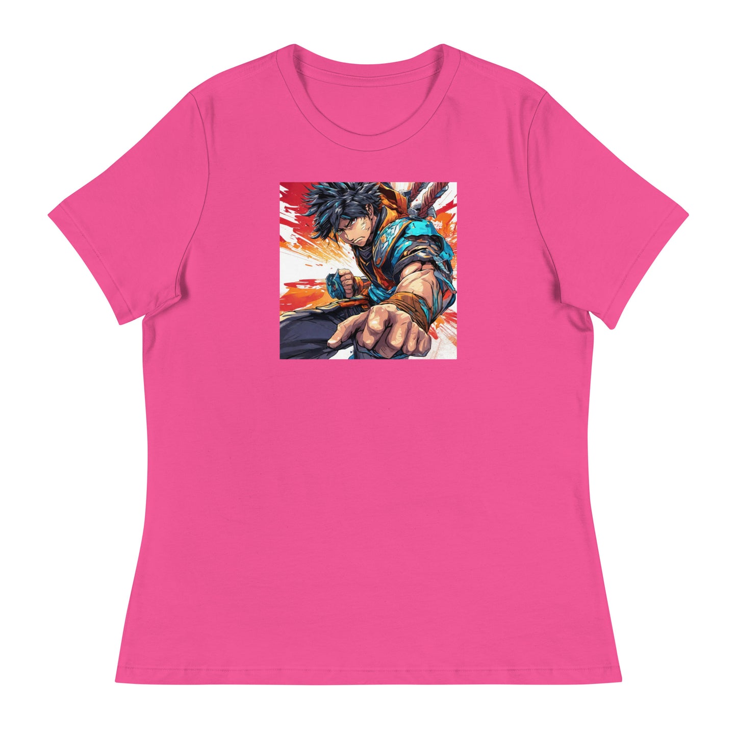 Dauntless Hero Women's Anime T-Shirt Berry