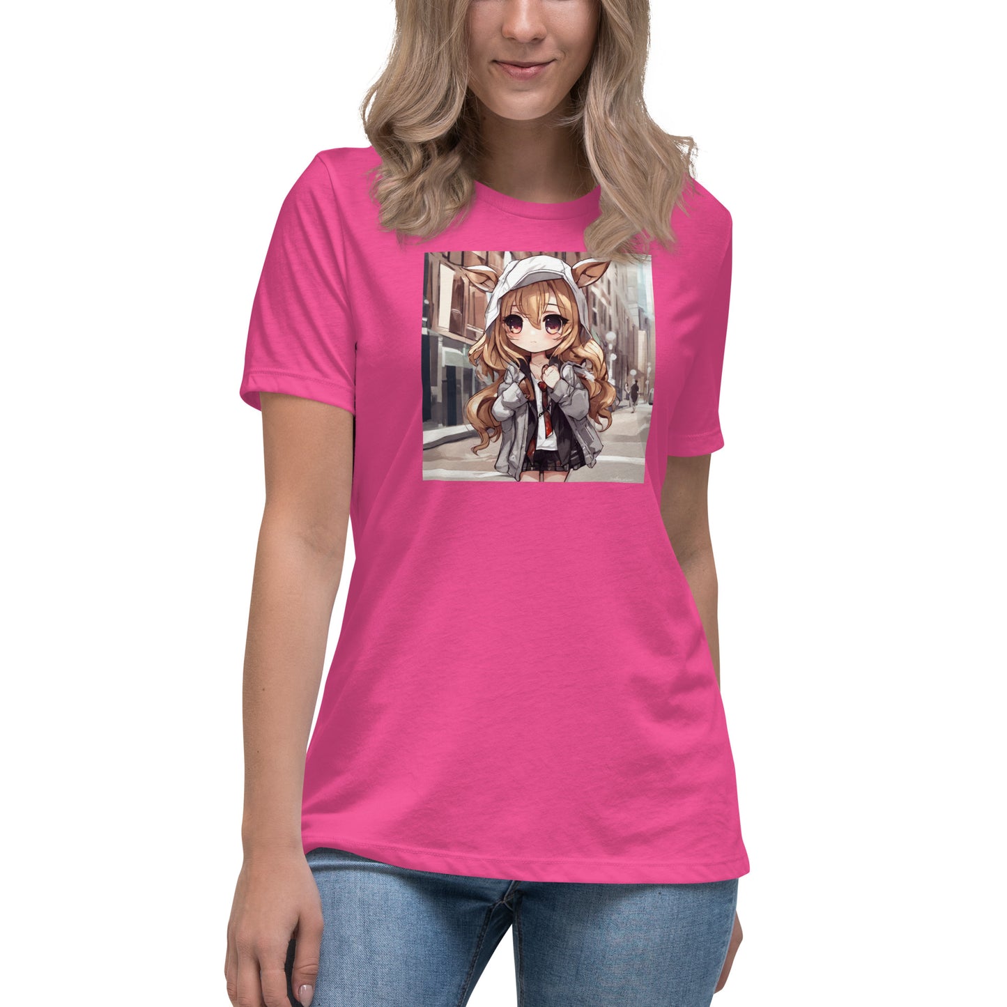 Deer Girl Women's Anime T-Shirt