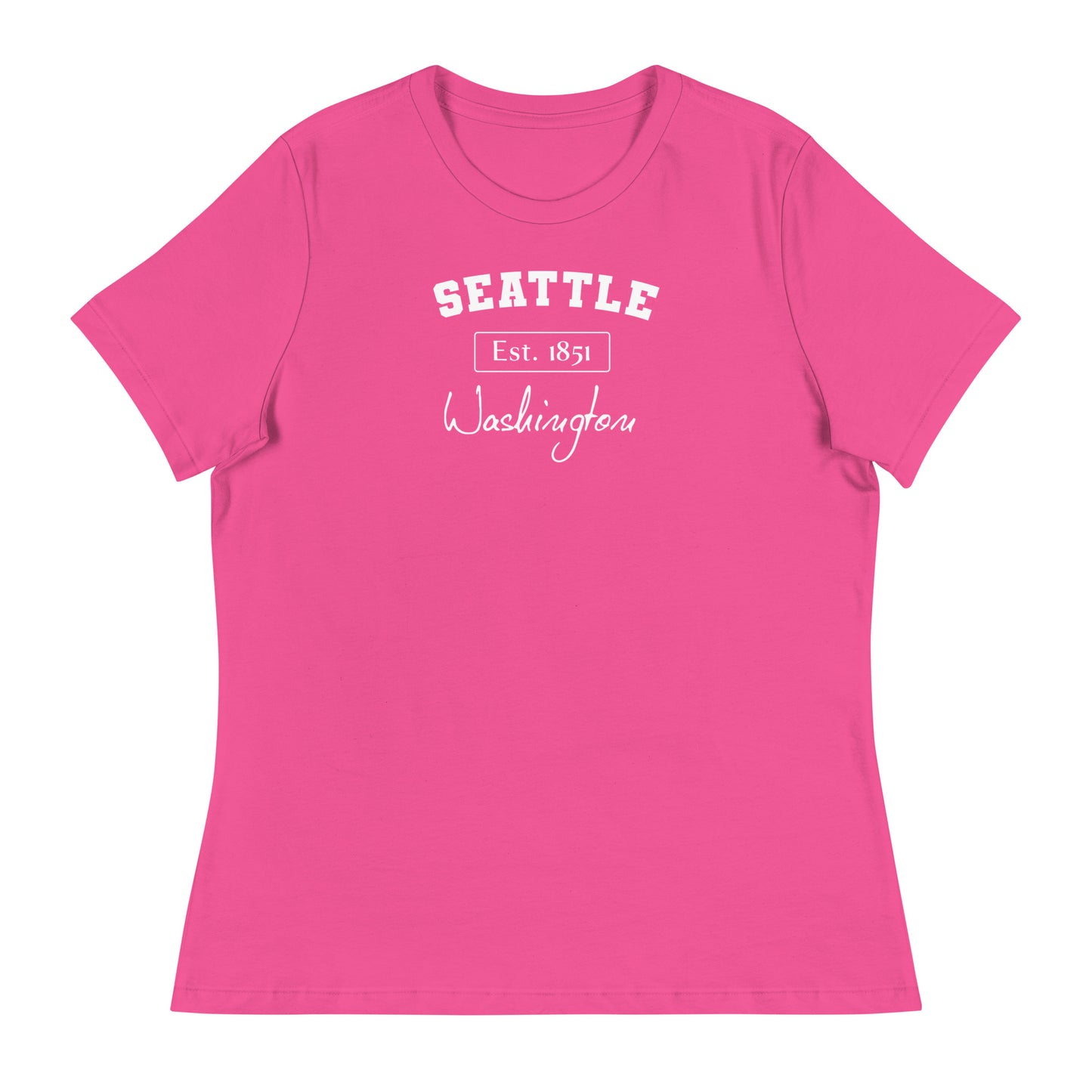 Seattle, Washington Women's T-Shirt Berry