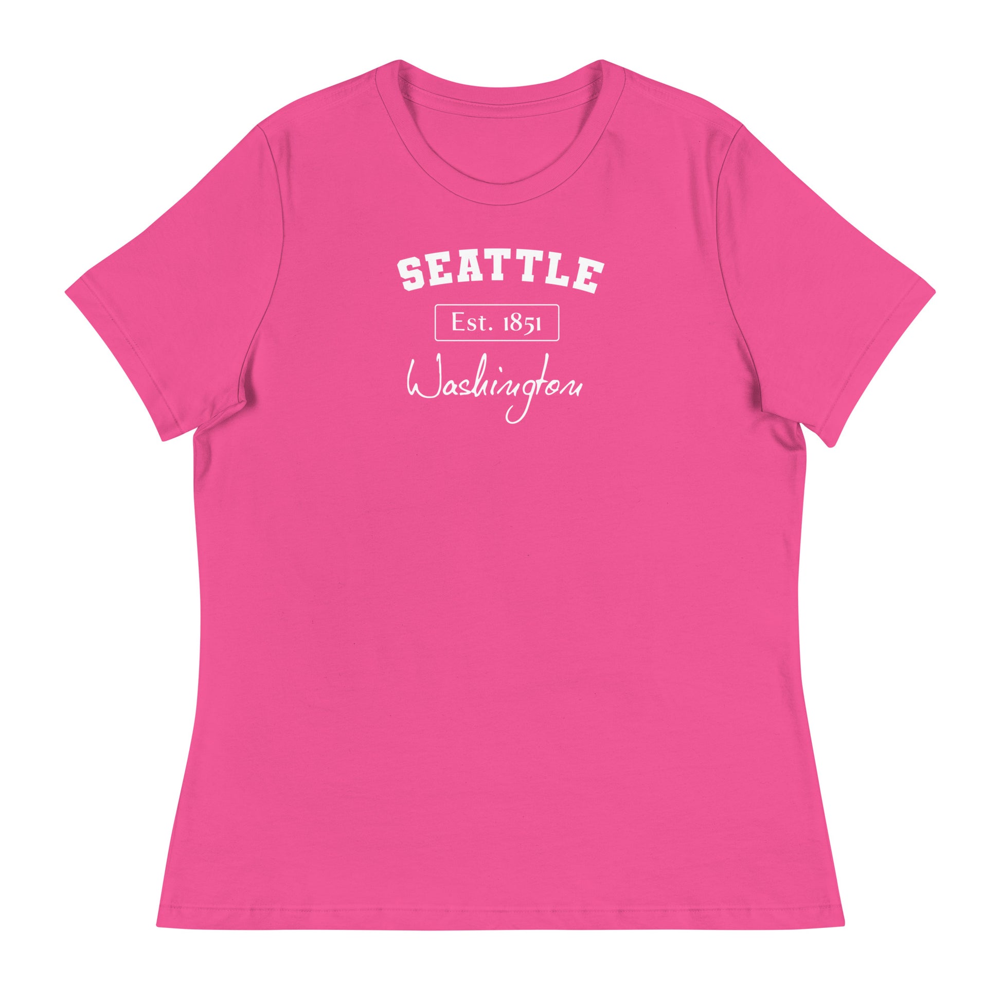 Seattle, Washington Women's T-Shirt Berry