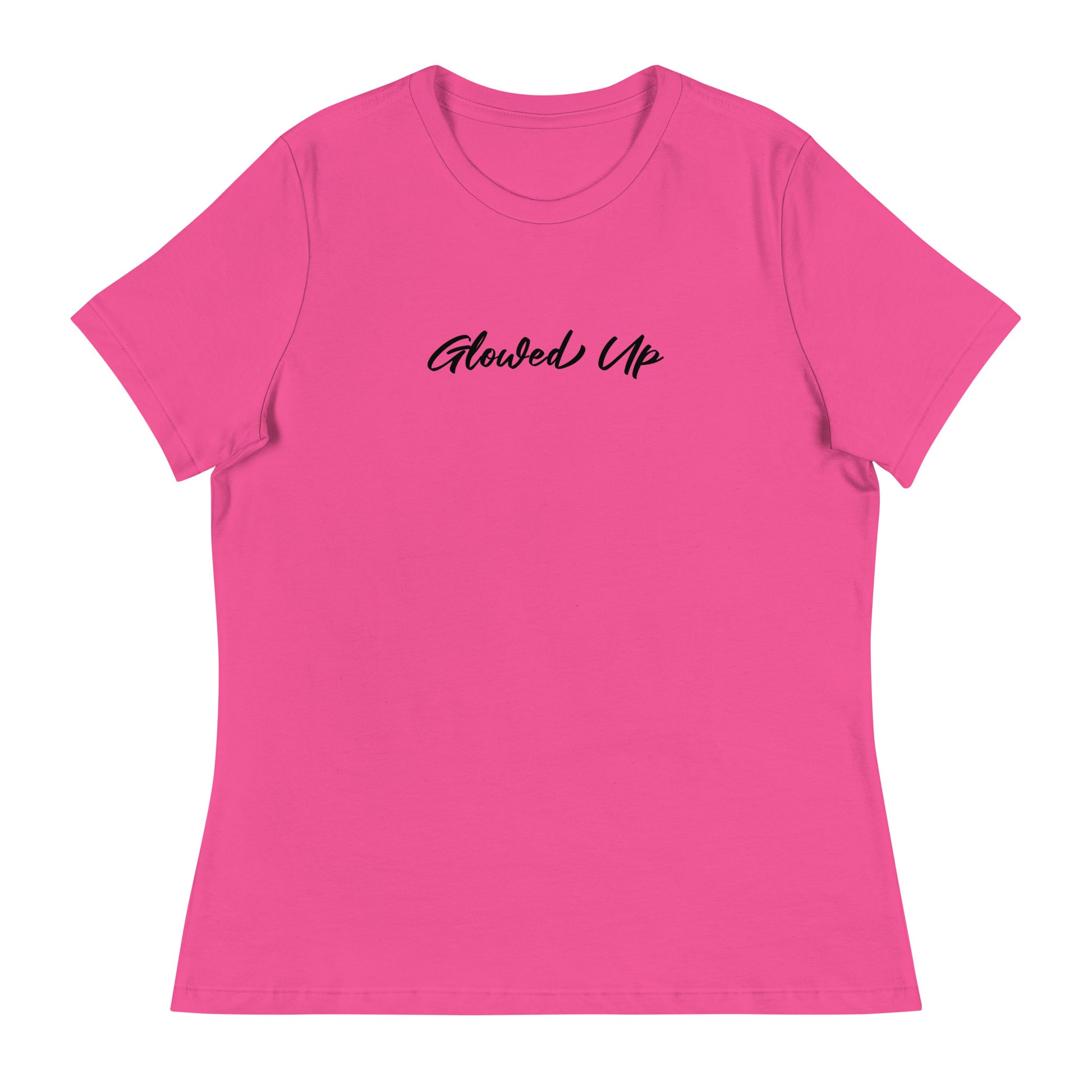 Women's Glowed Up T-Shirt Berry