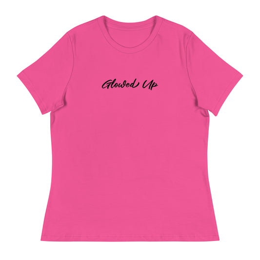 Women's Glowed Up T-Shirt Berry