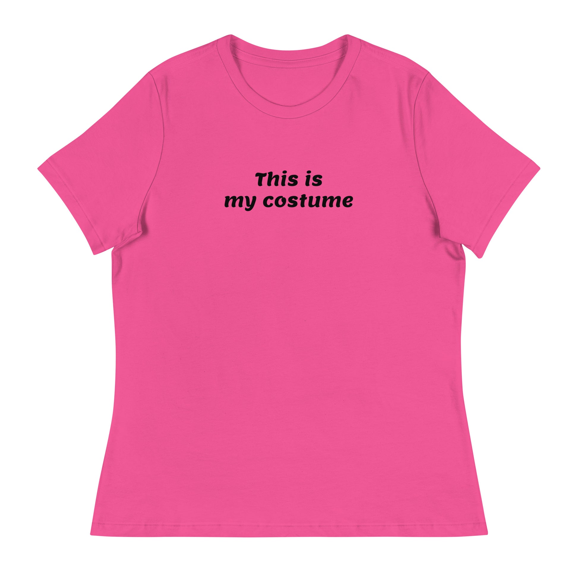 This is my Costume Women's Funny Halloween T-Shirt Berry