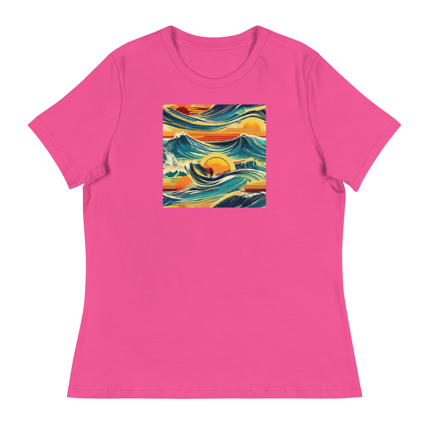 Surf's Up Women's T-Shirt Berry