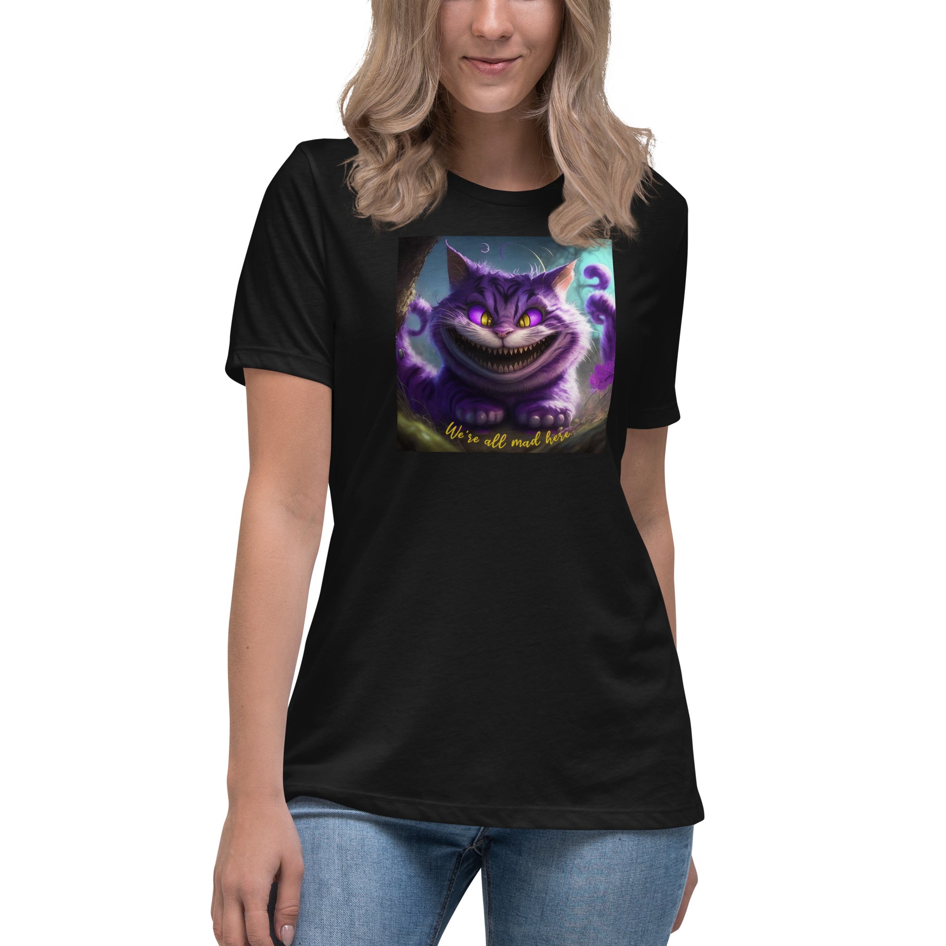 We're All Mad Here Cheshire Cat Women's T-Shirt