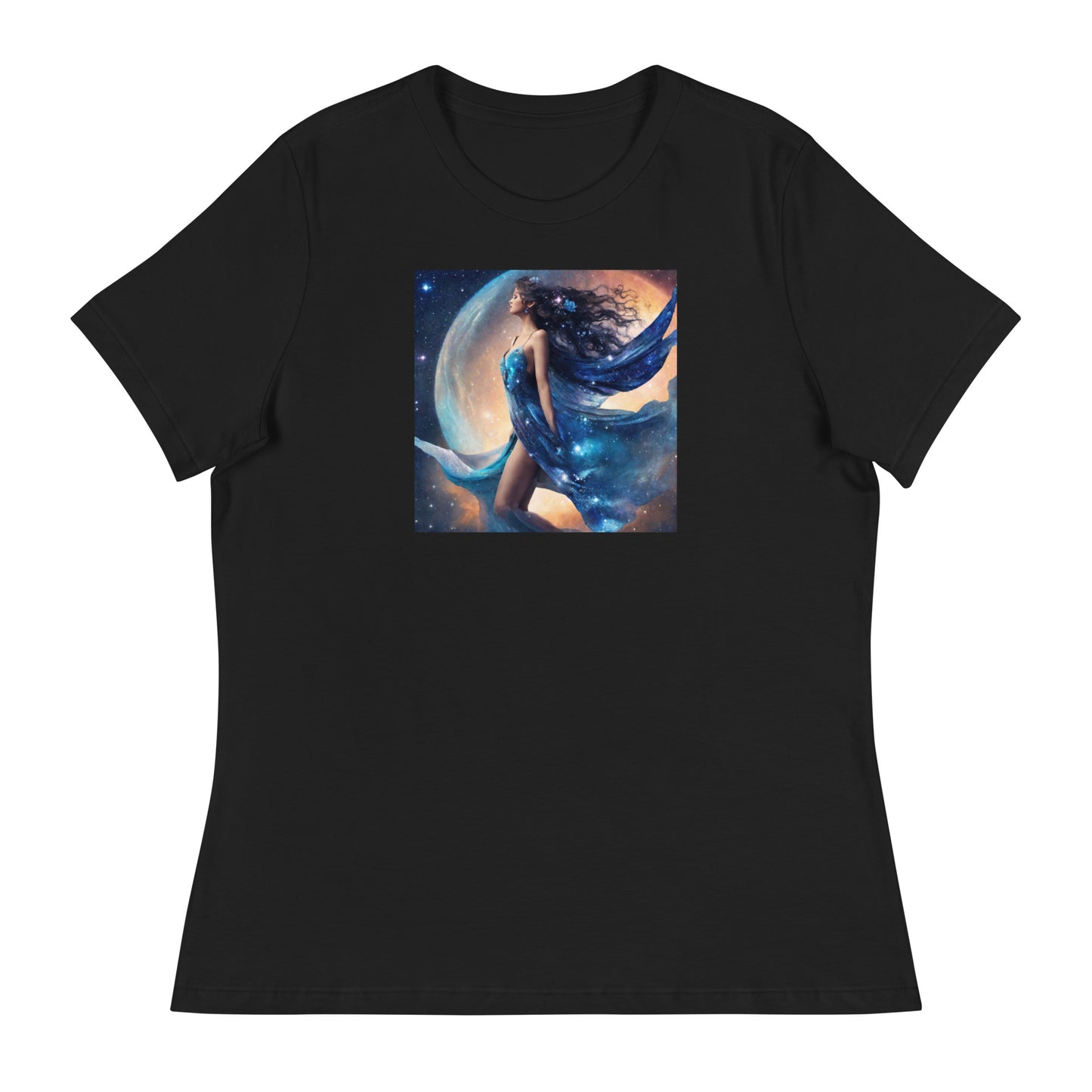 Blue Fairy Women's T-Shirt Black