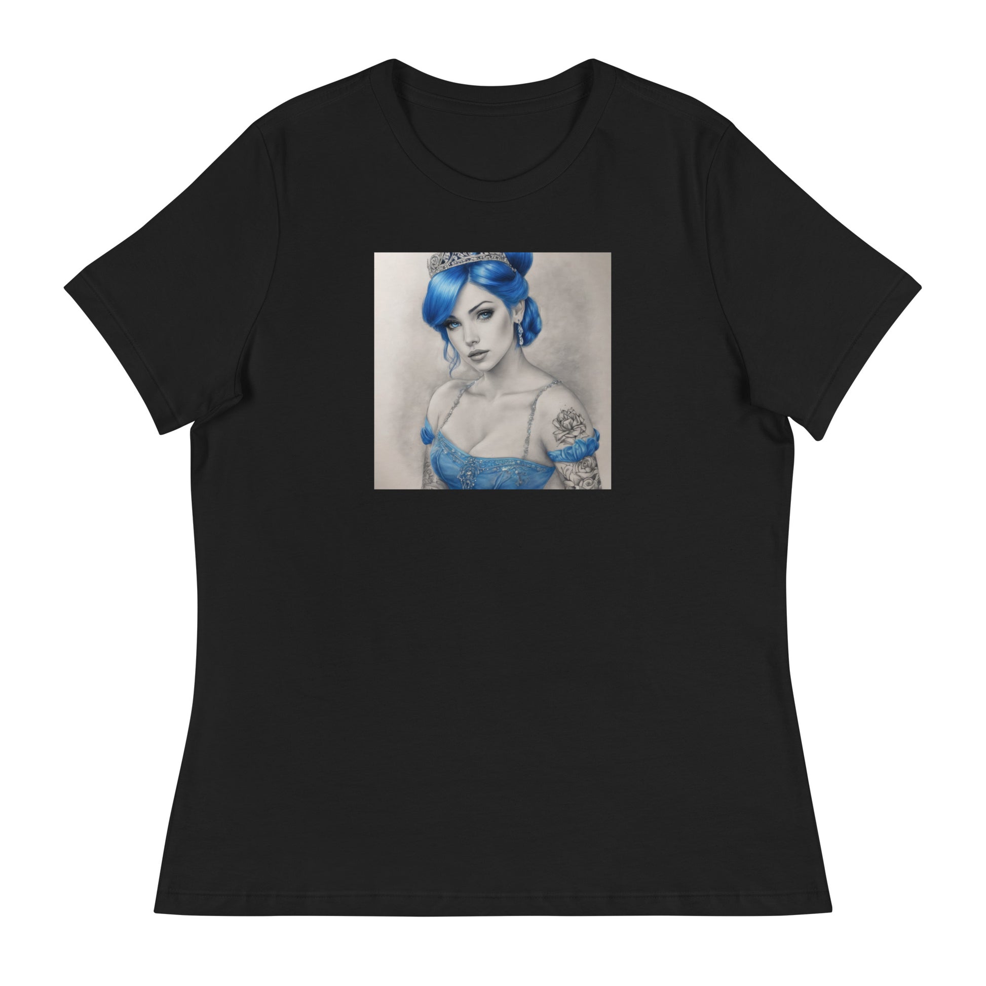 Cinderella with Tattoos T-Shirt Black